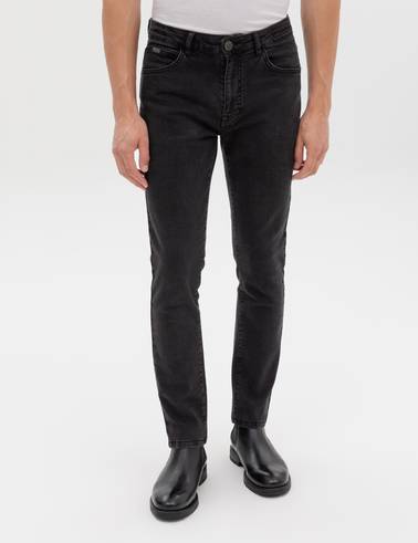 Gri Slim Fit Jean Pantolon