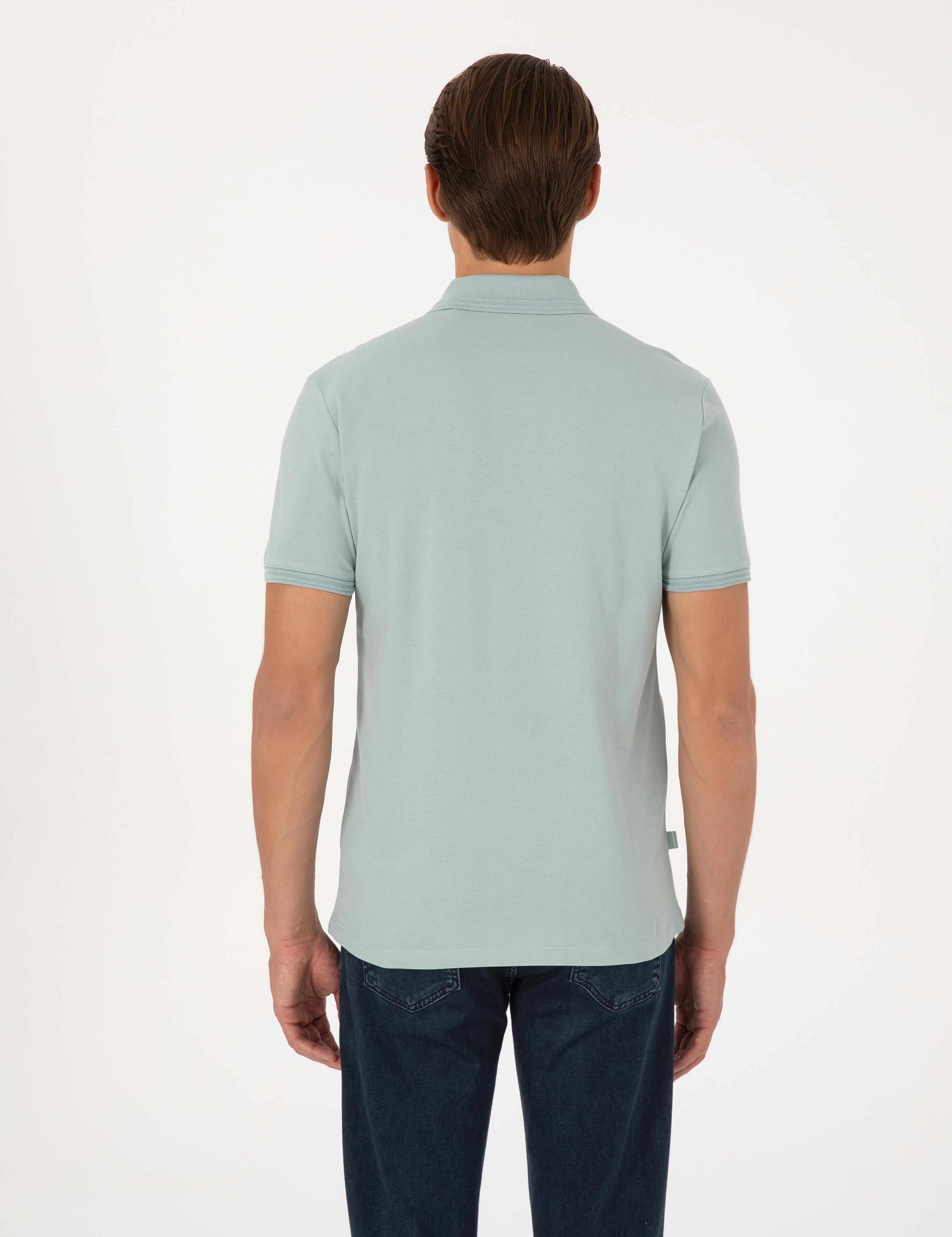 Mint Slim Fit Basic Tişört