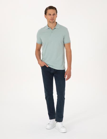 Mint Slim Fit Basic Tişört - 50325323213