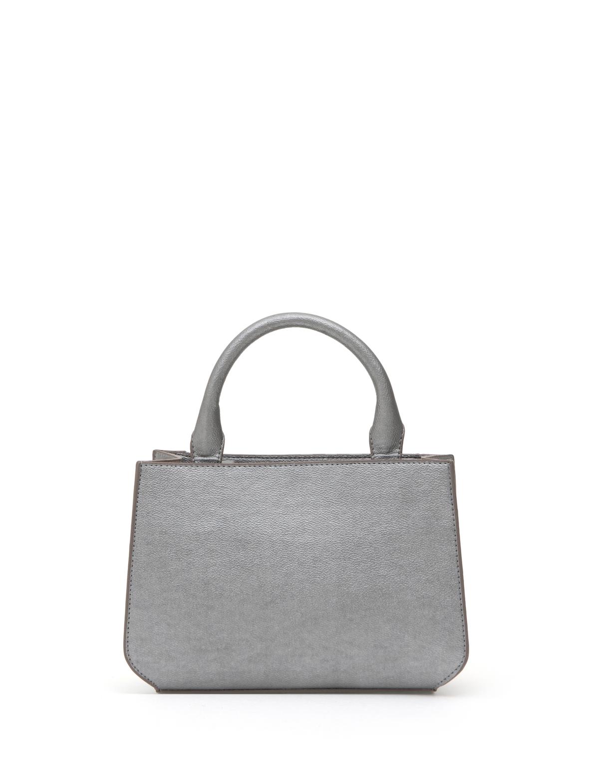 Gri Omuz Çantası - 50318436004