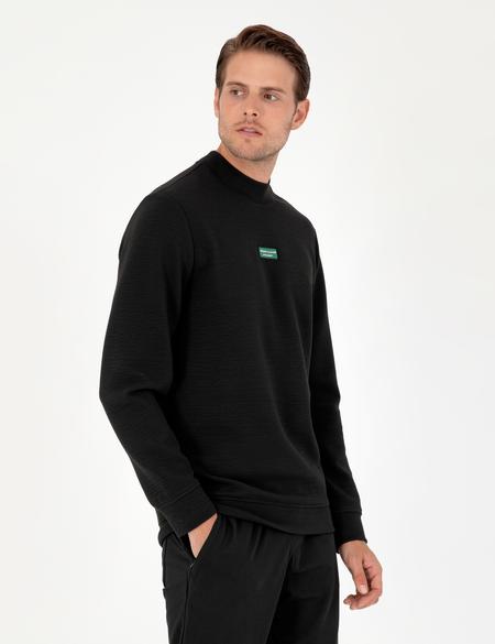 Siyah Regular Fit Sweatshirt - 50293256013