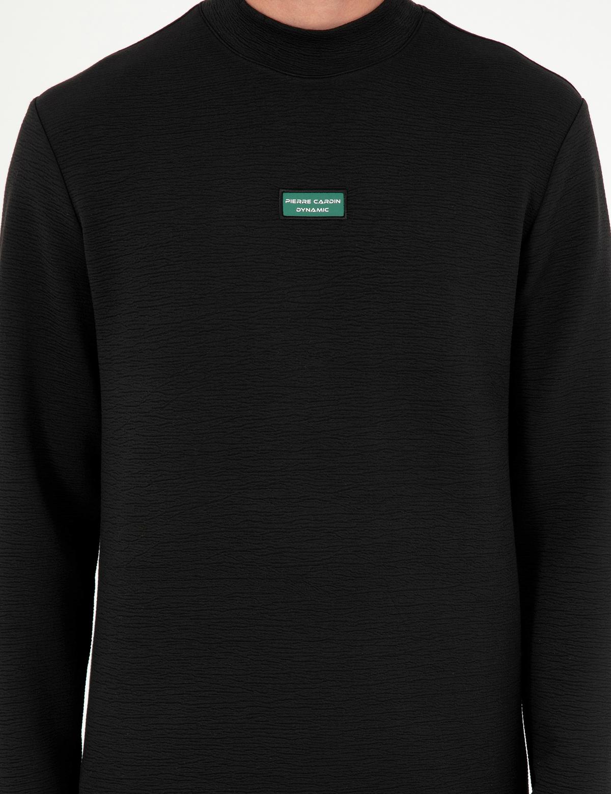 Siyah Regular Fit Sweatshirt - 50293256013
