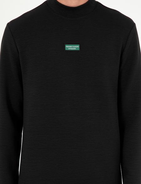 Siyah Regular Fit Sweatshirt - 50293256013