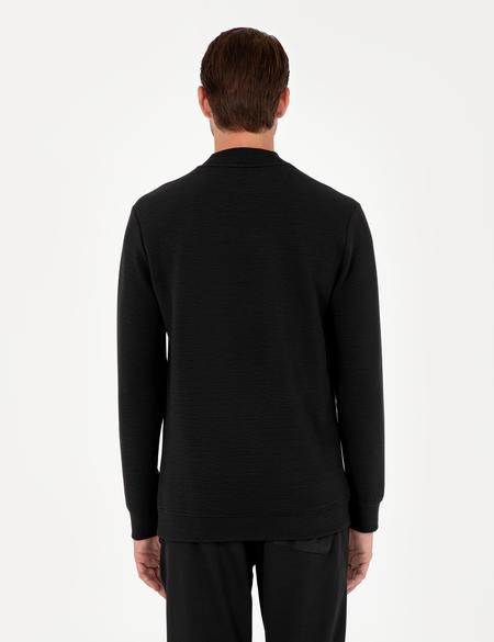 Siyah Regular Fit Sweatshirt - 50293256013