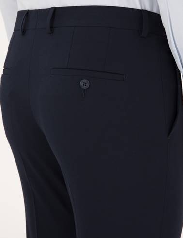 Lacivert Slim Fit Kumaş Pantolon