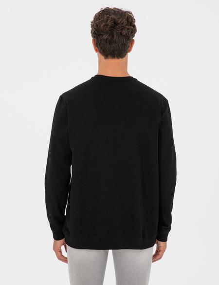 Siyah Regular Fit Sweatshirt - 50313944015