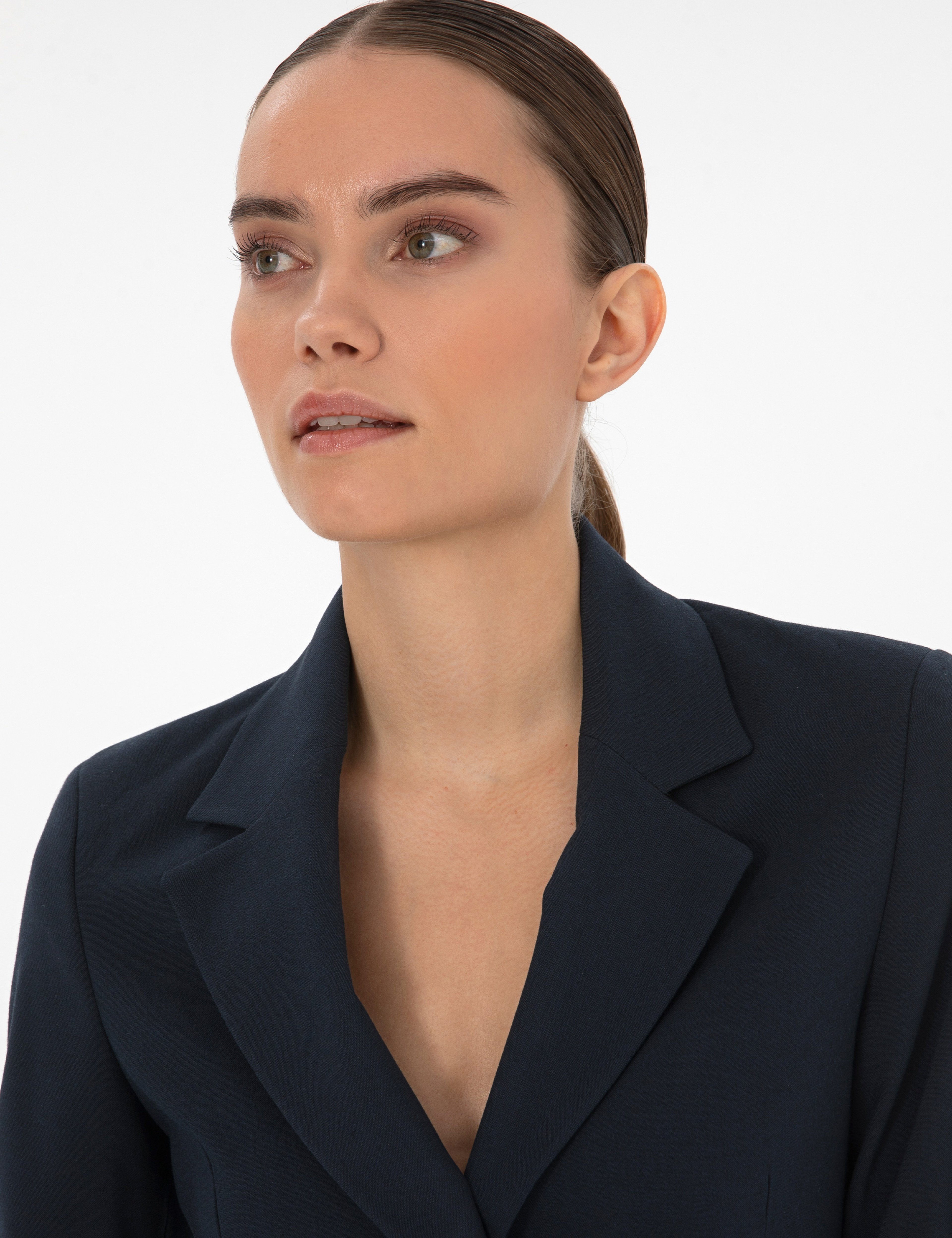 Lacivert Slim Fit Ceket - Image 2