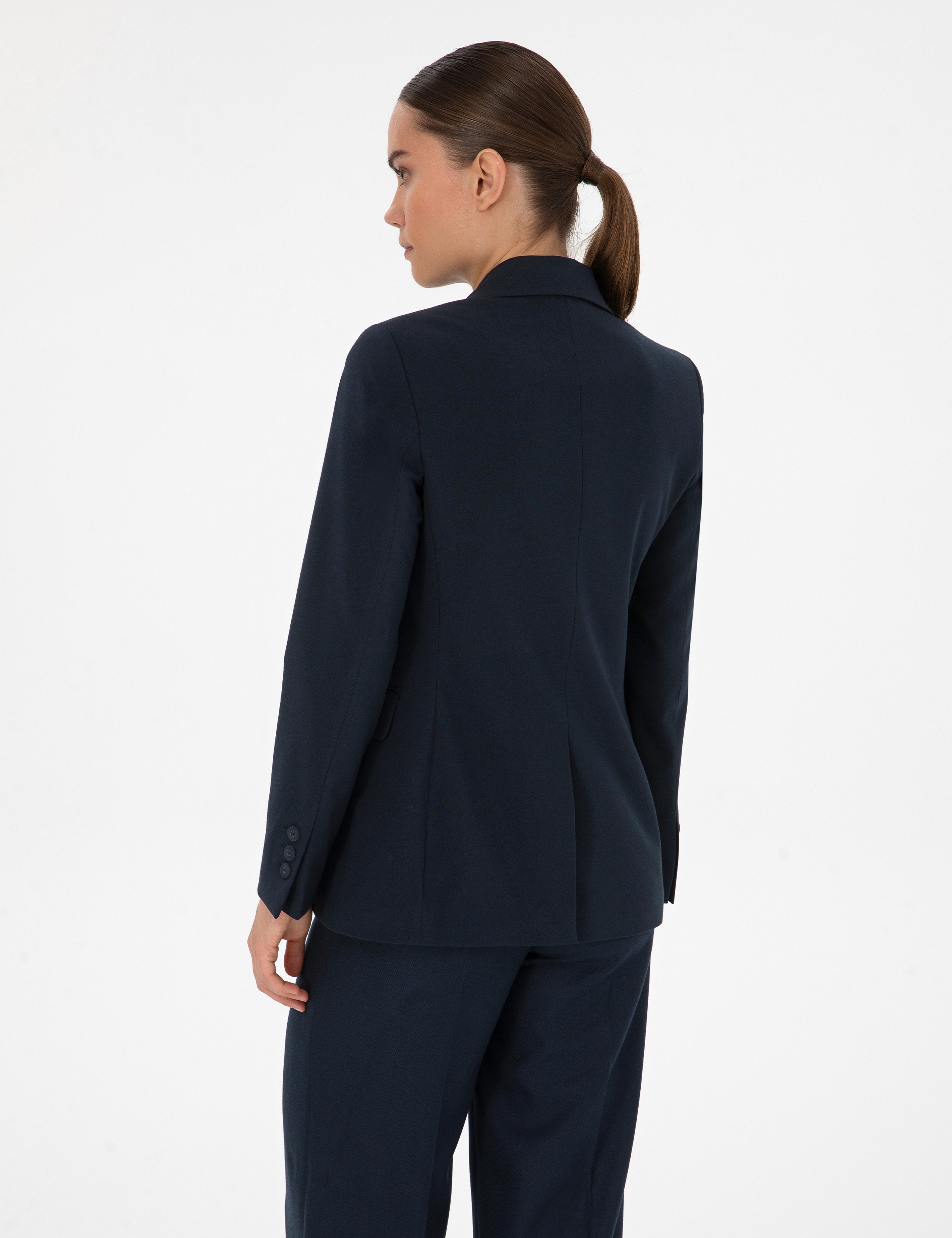 Lacivert Slim Fit Ceket - Image 5