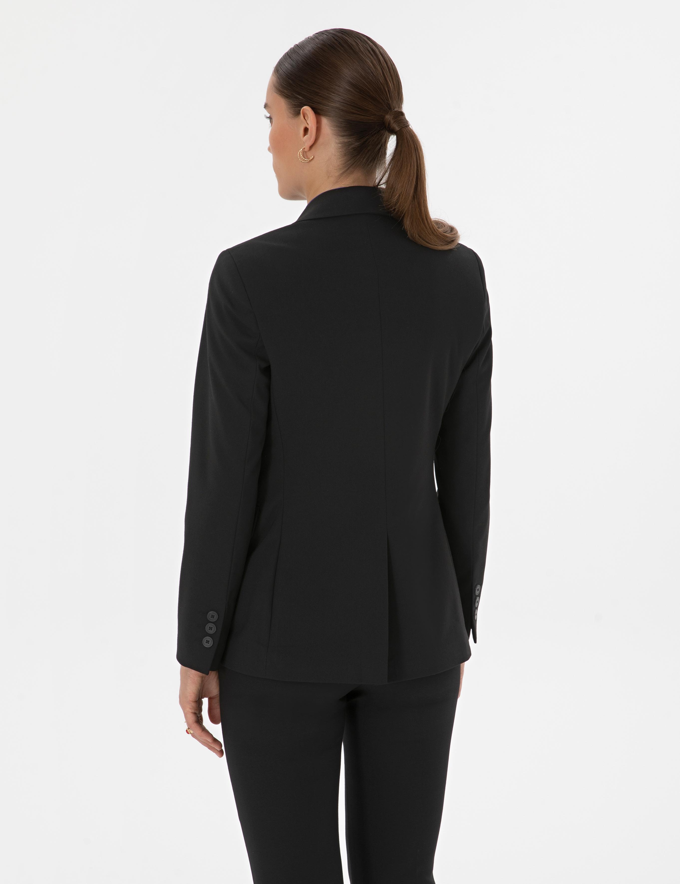 Siyah Slim Fit Ceket