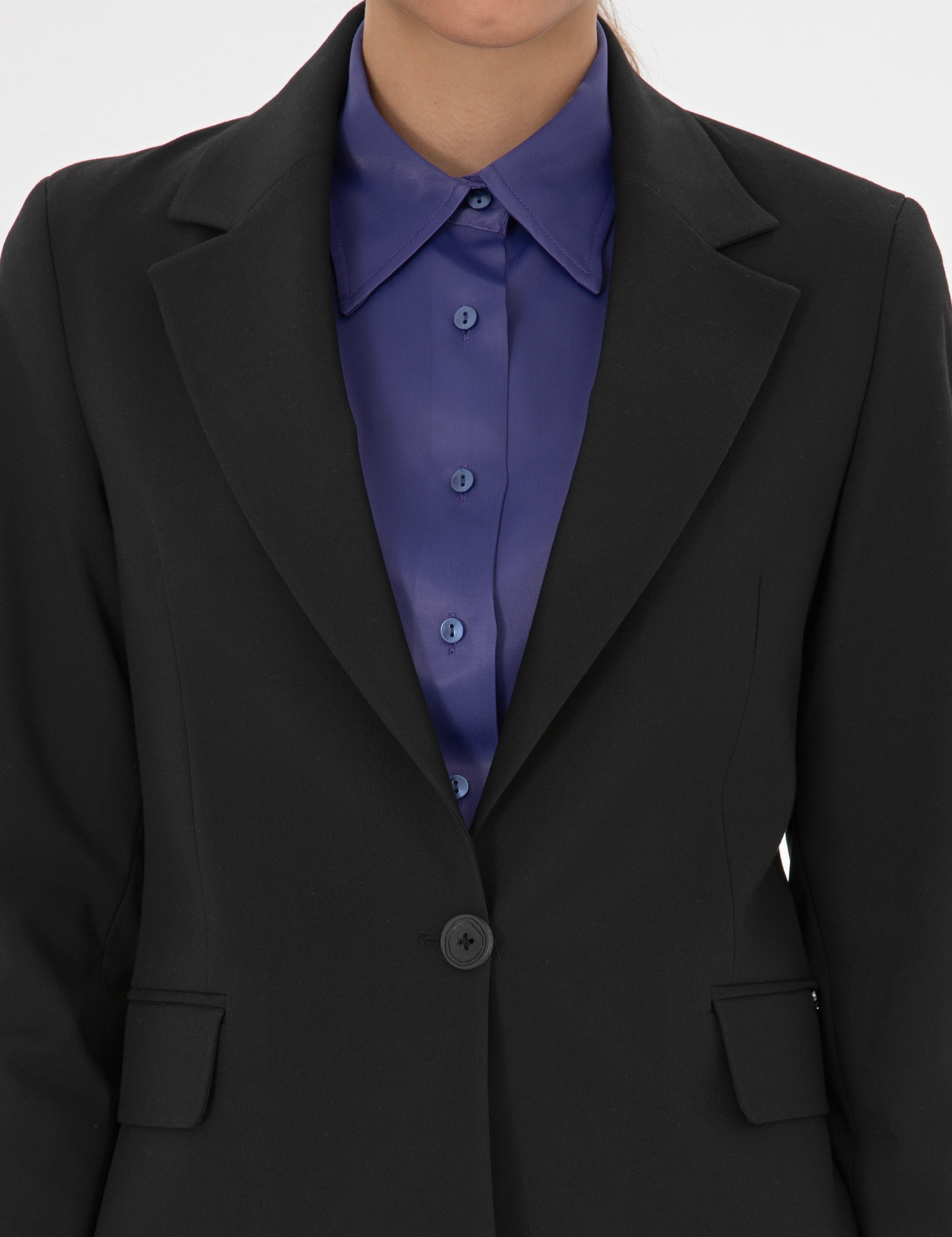 Siyah Slim Fit Ceket