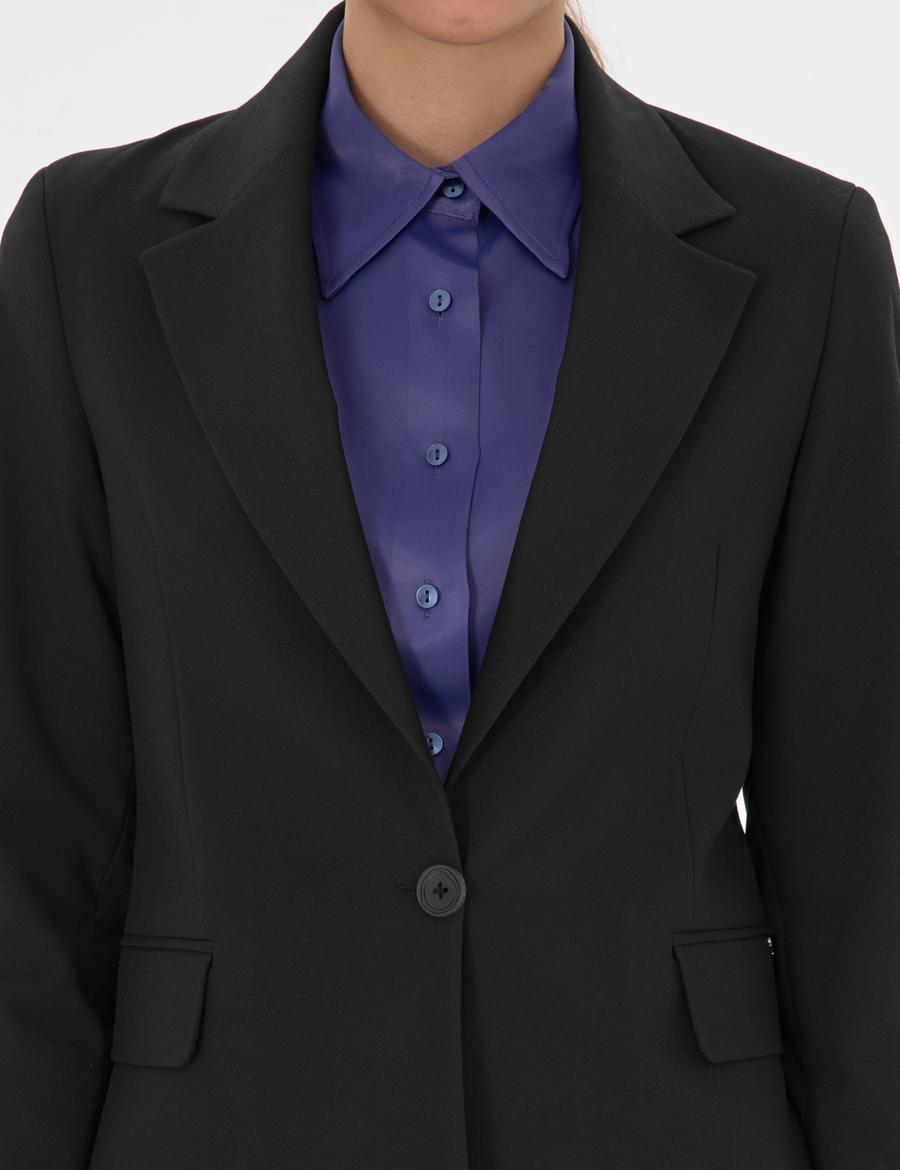 Siyah Slim Fit Ceket