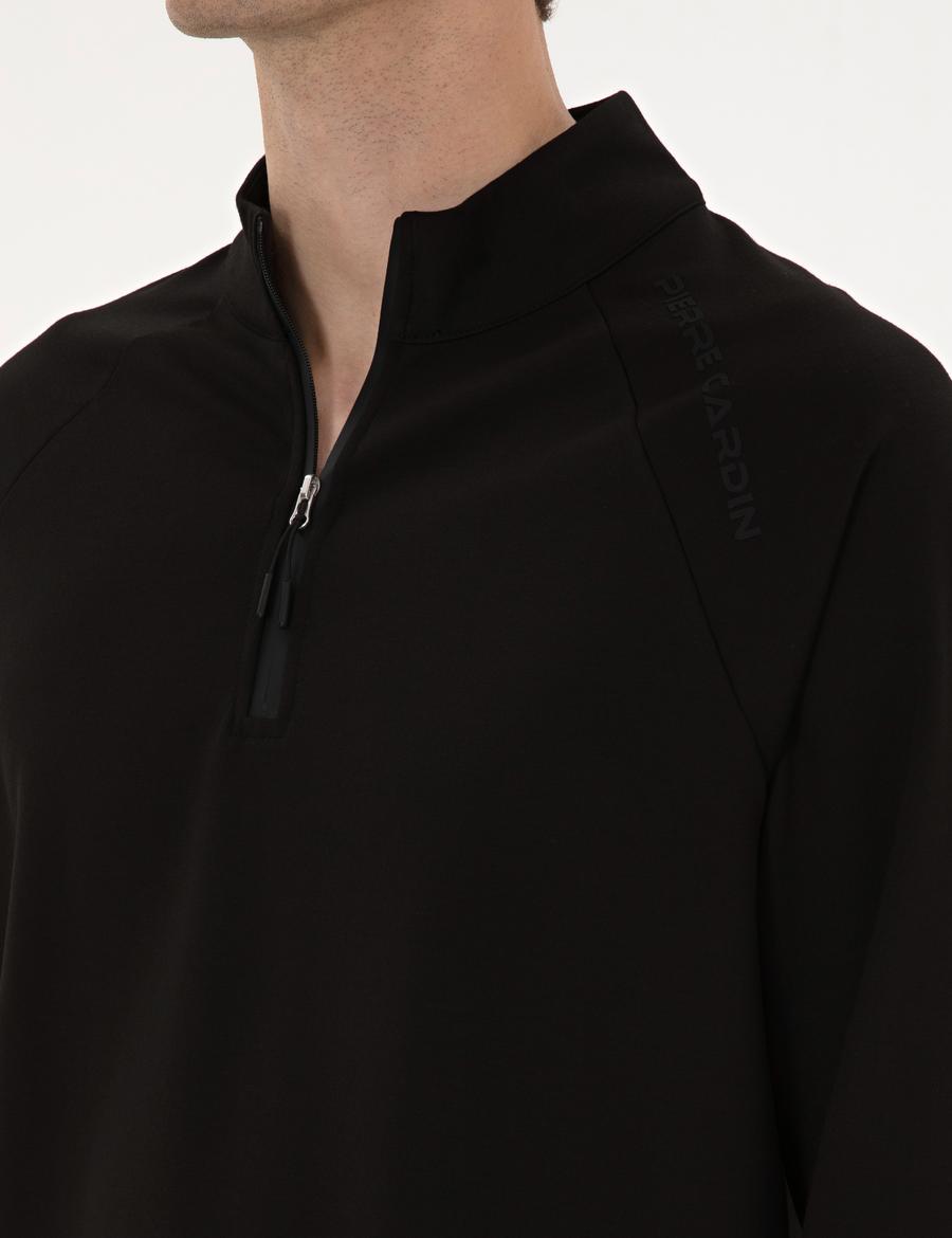 Siyah Regular Fit Sweatshirt