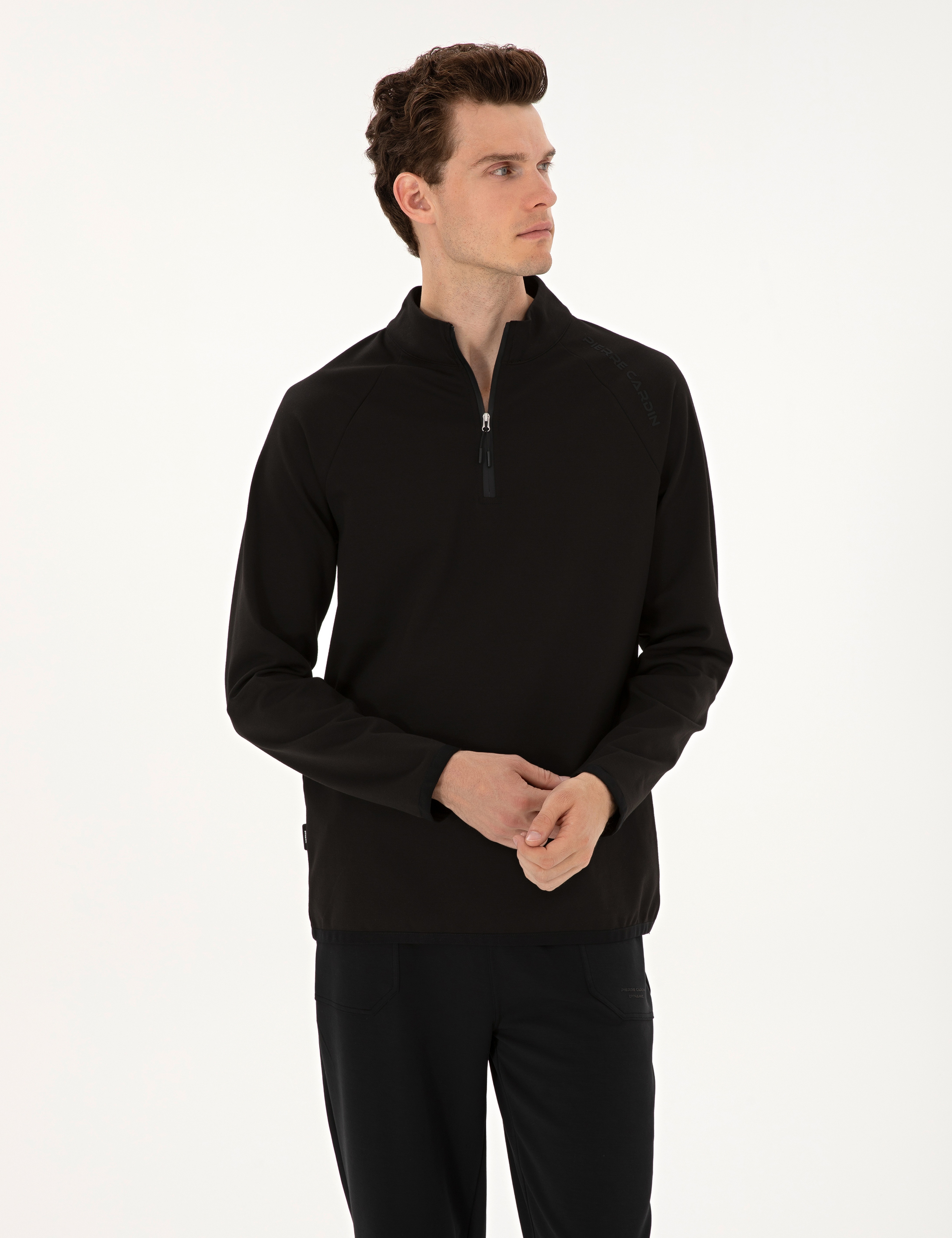Siyah Regular Fit Sweatshirt