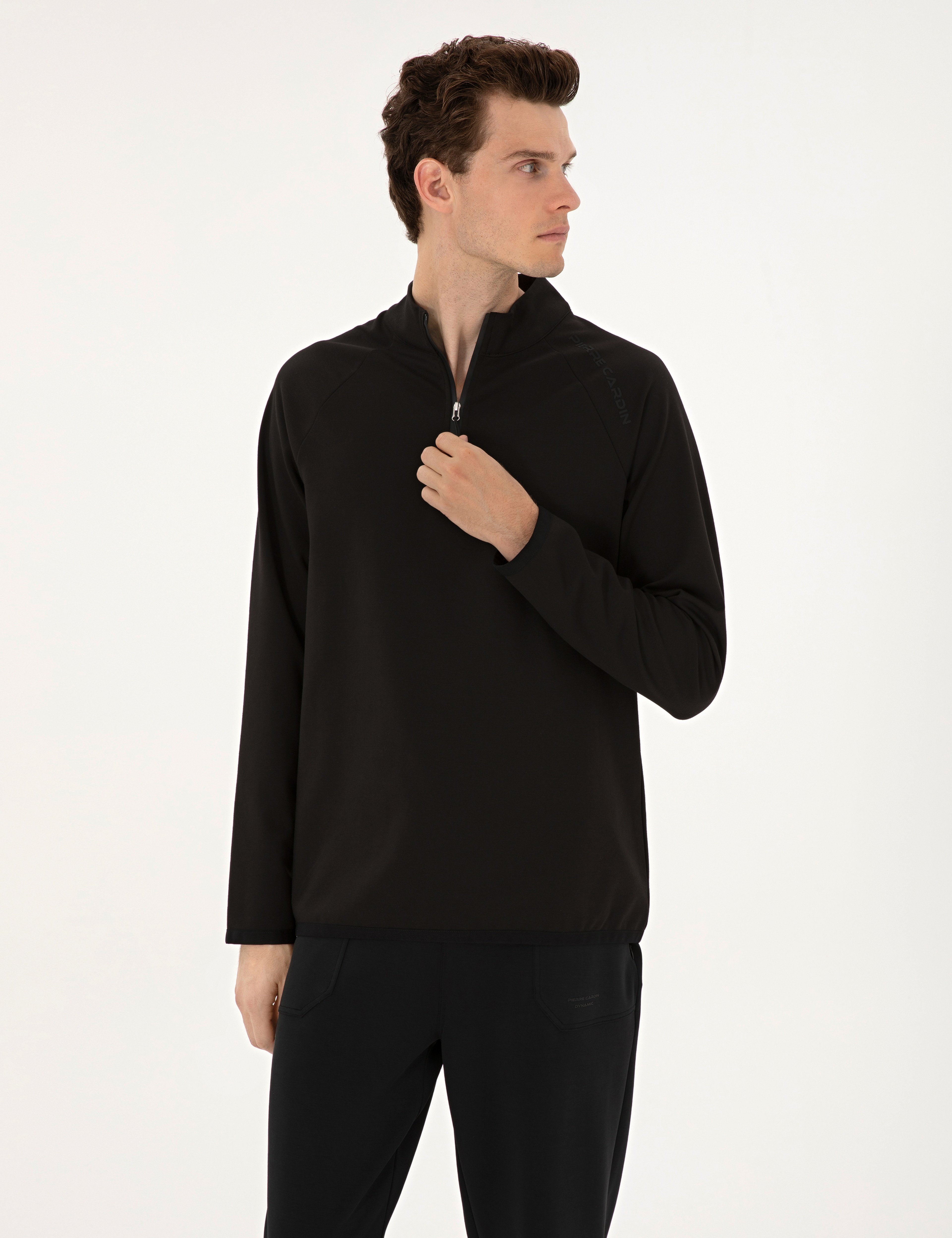 Siyah Regular Fit Sweatshirt