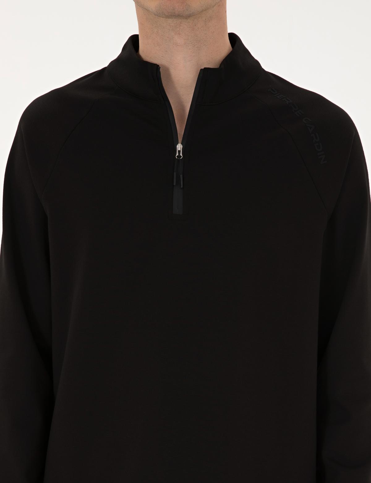 Siyah Regular Fit Sweatshirt - 50313749017