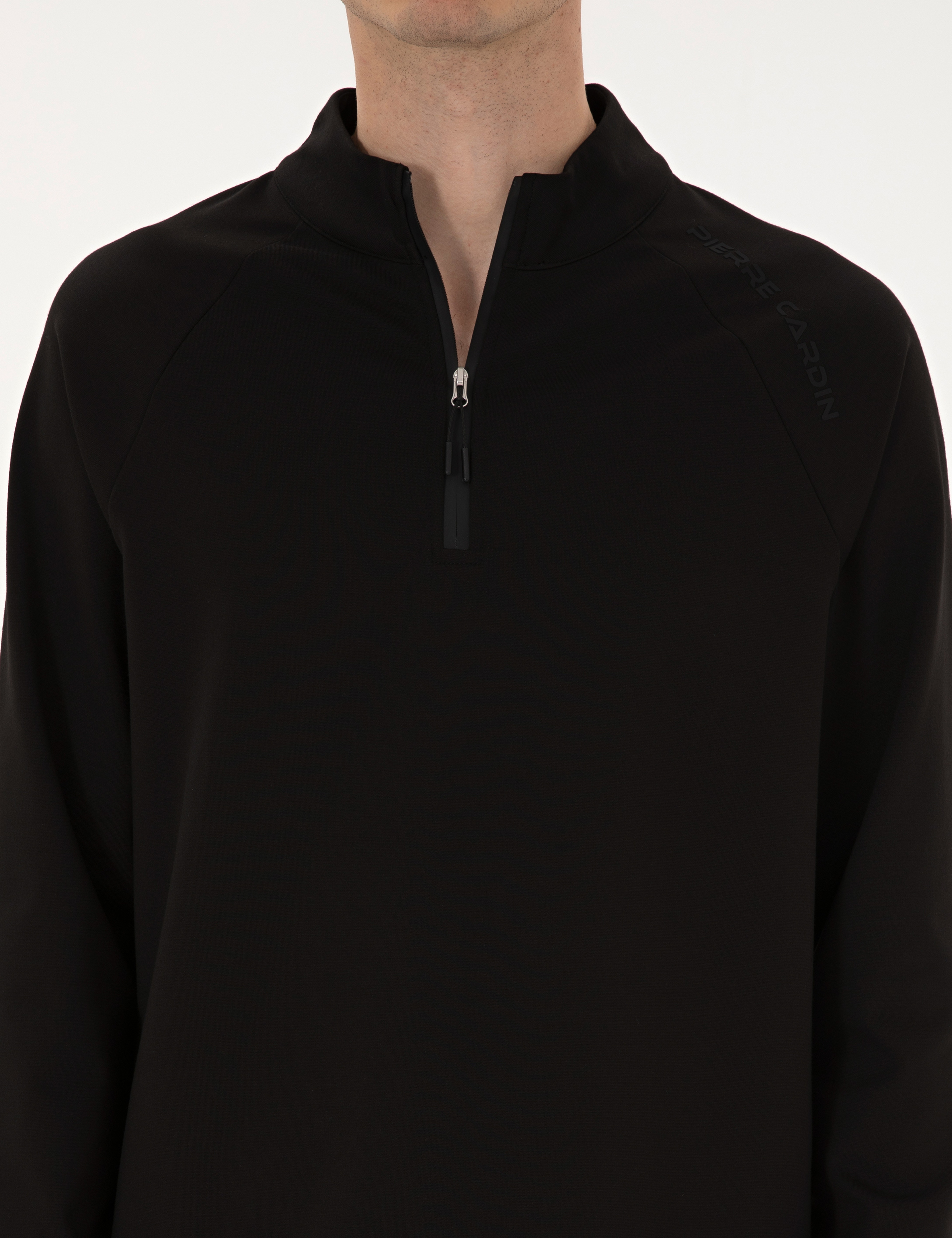 Siyah Regular Fit Sweatshirt - Image 6