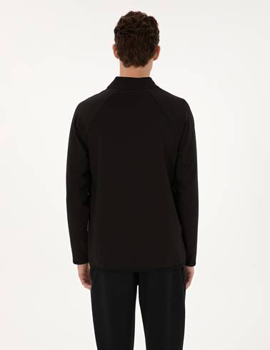 Siyah Regular Fit Sweatshirt