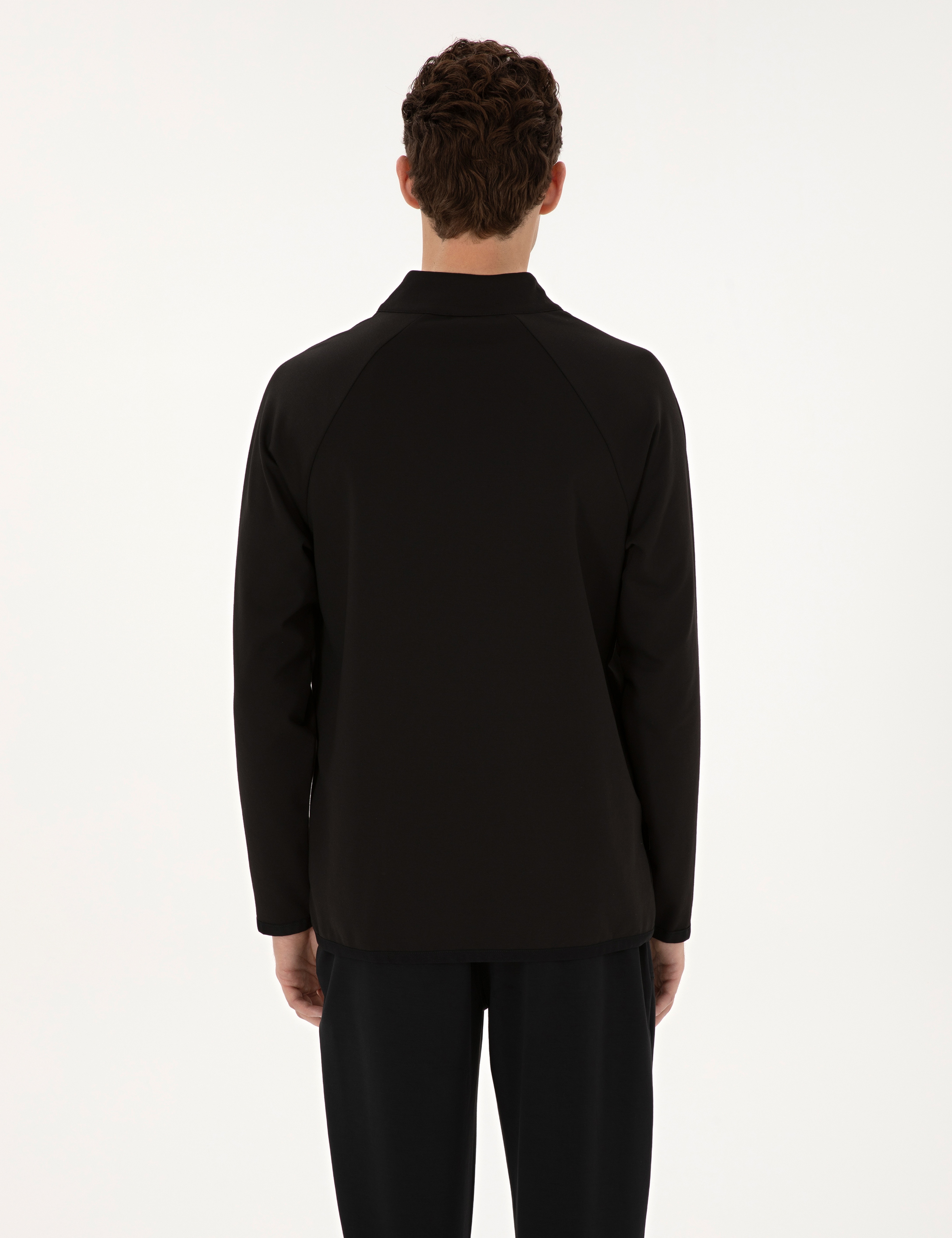 Siyah Regular Fit Sweatshirt