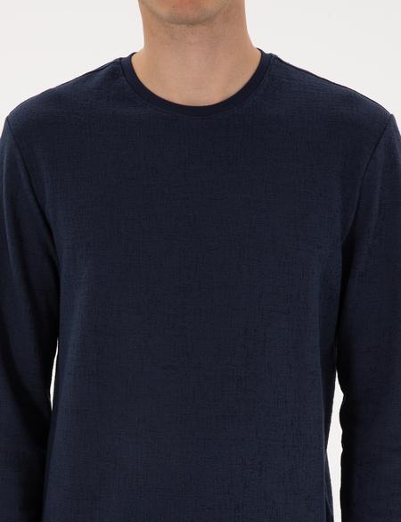 Lacivert Regular Fit Sweatshirt - 50313944033