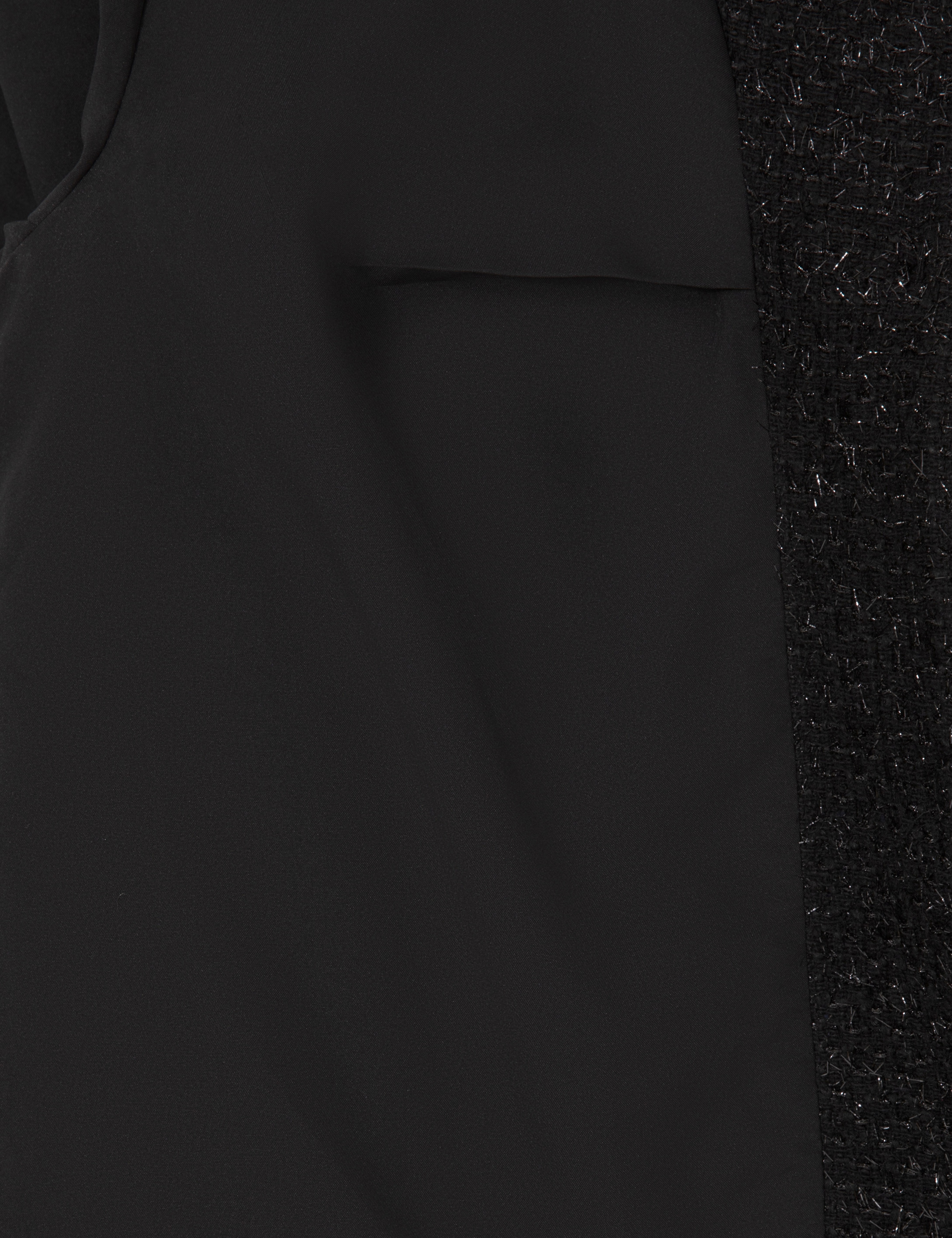 Siyah Crop Top Tüvit Ceket - Image 6