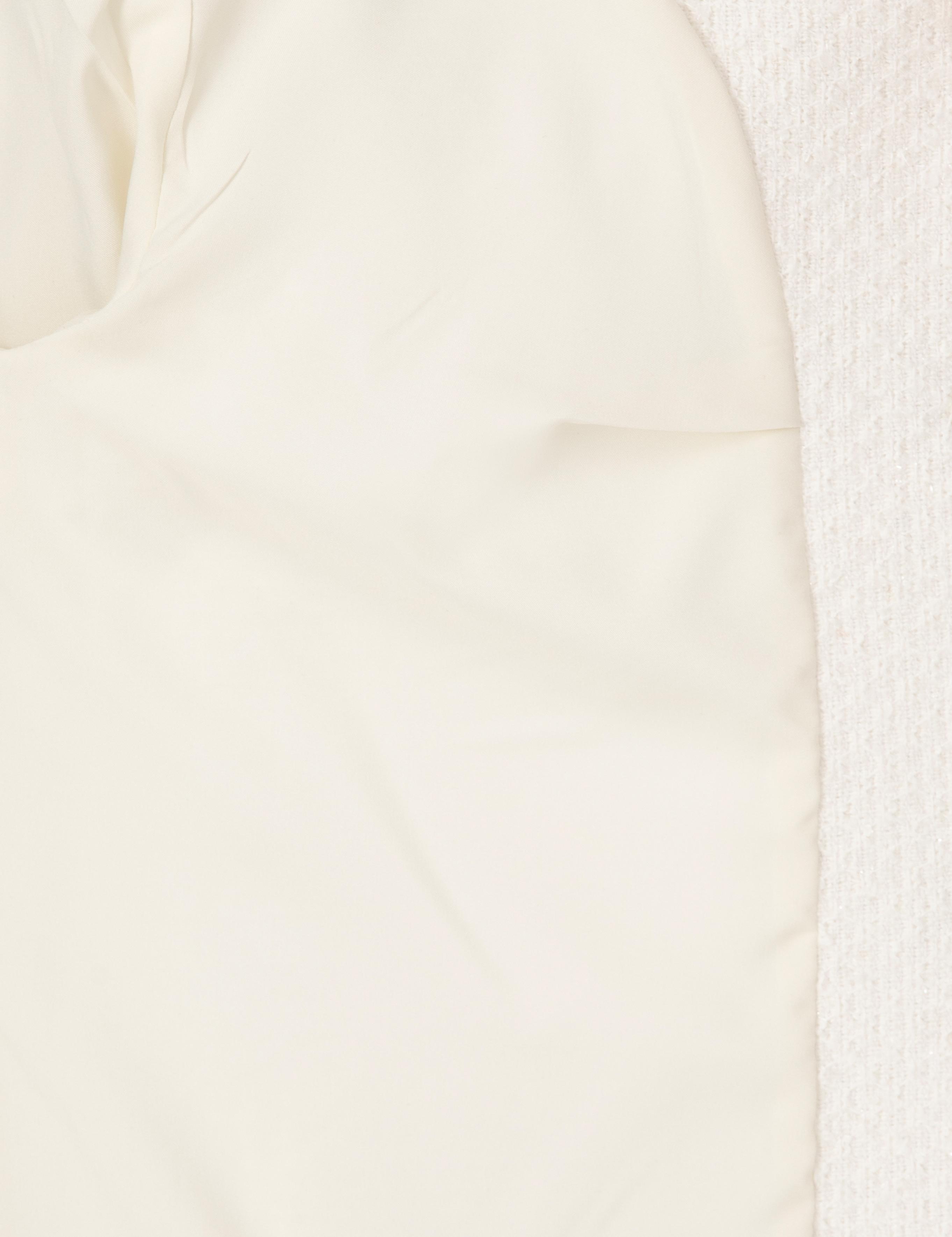 Ekru Crop Top Tüvit Ceket