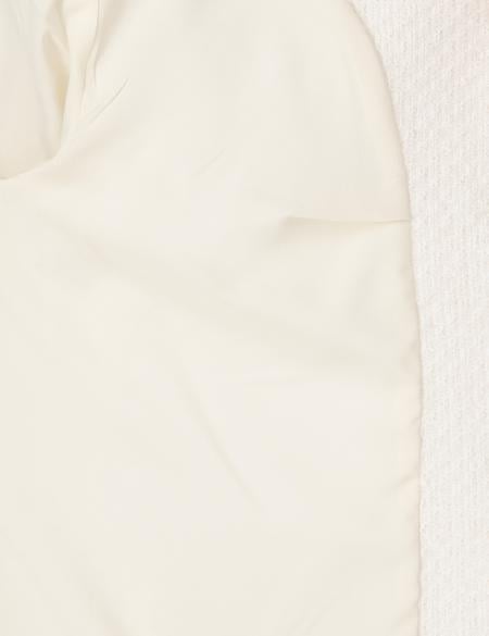 Ekru Crop Top Tüvit Ceket - 50319417005