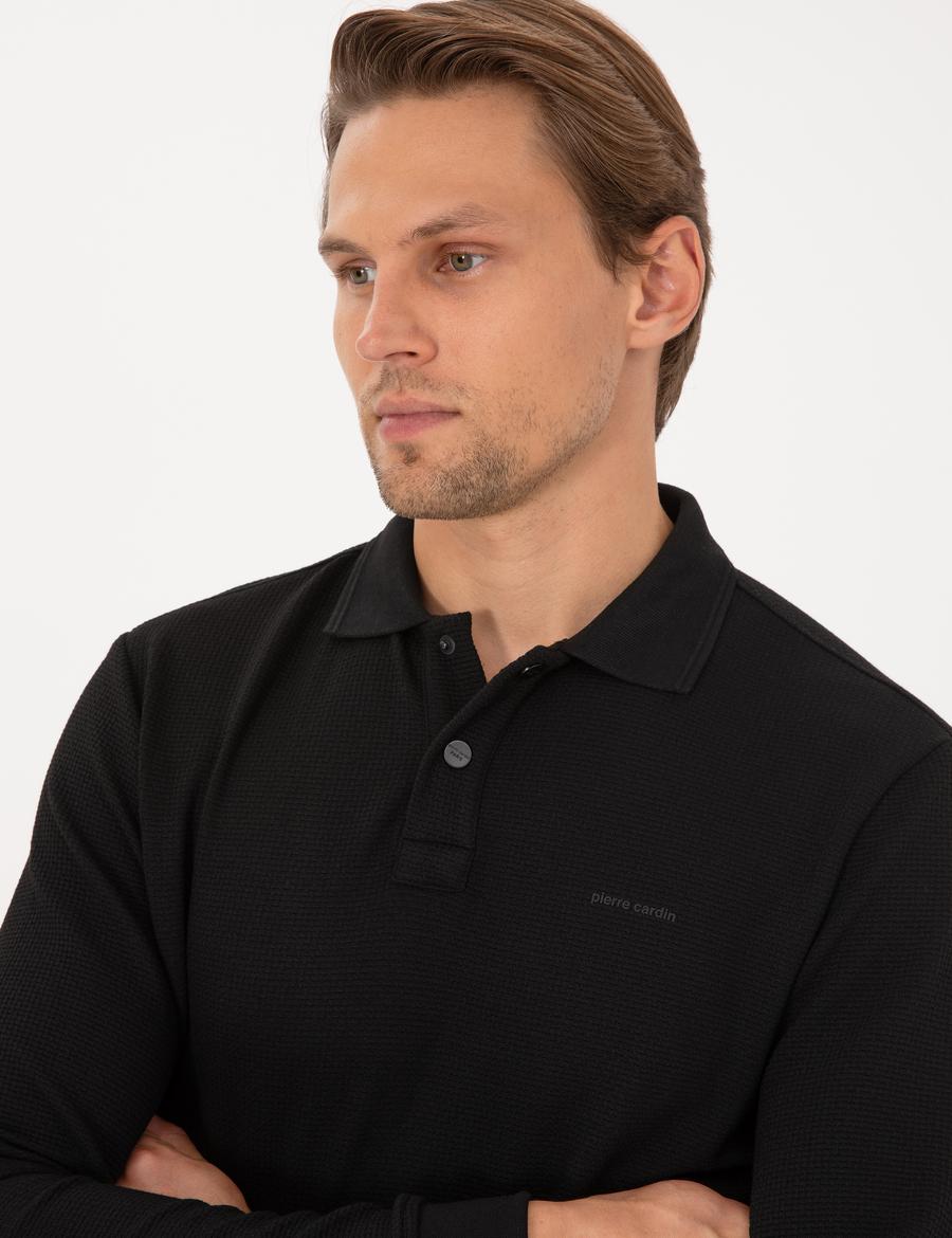 Siyah Regular Fit Sweatshirt