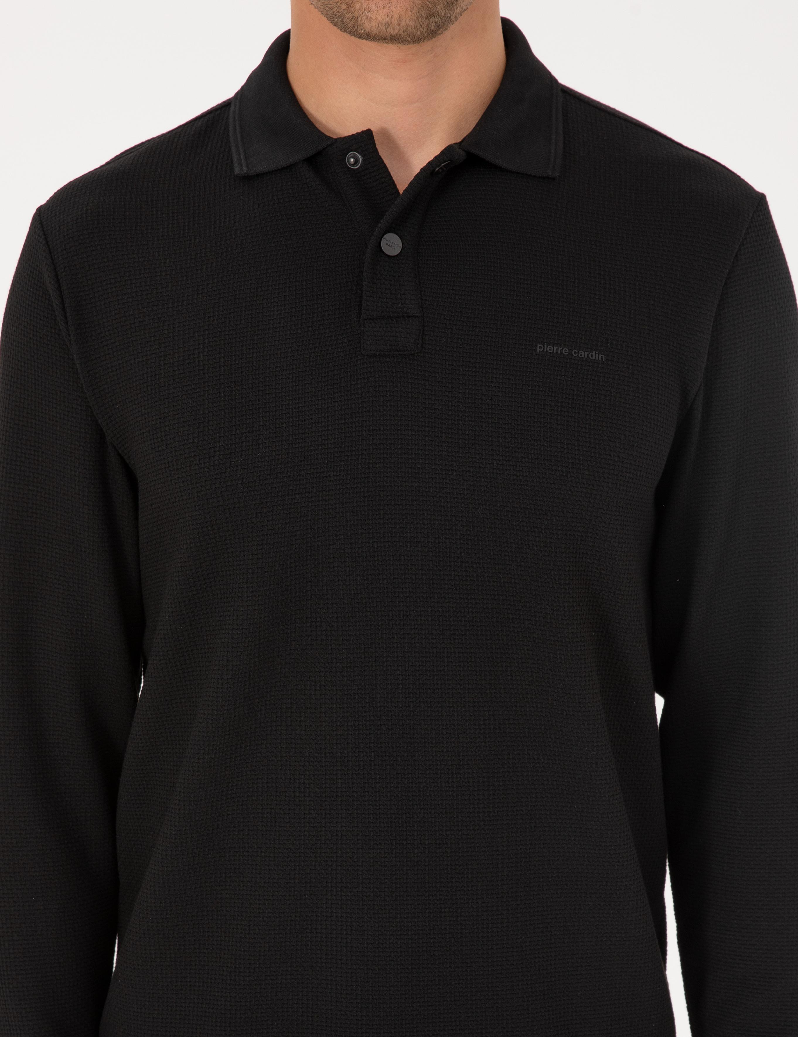 Siyah Regular Fit Sweatshirt