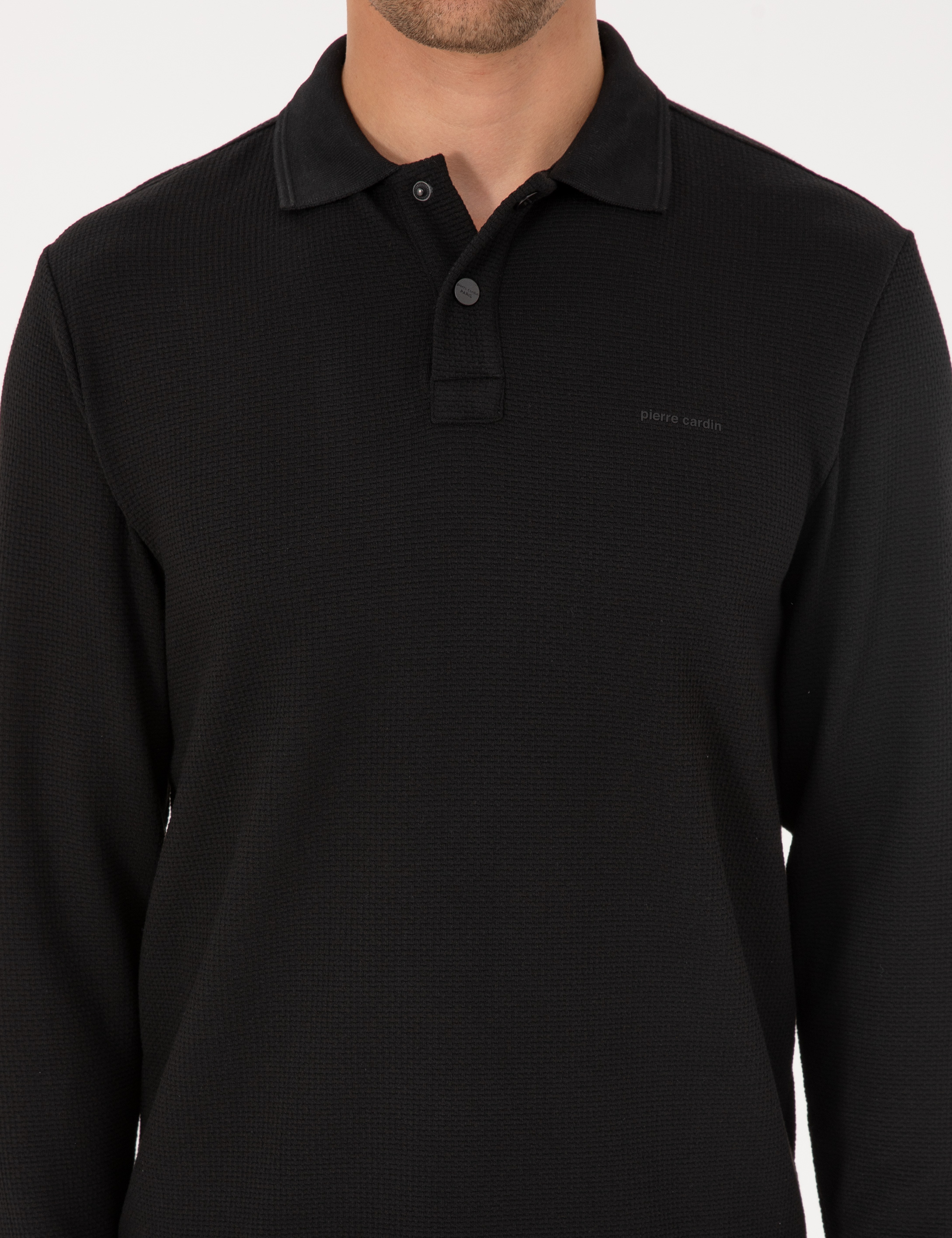Siyah Regular Fit Sweatshirt - Image 6