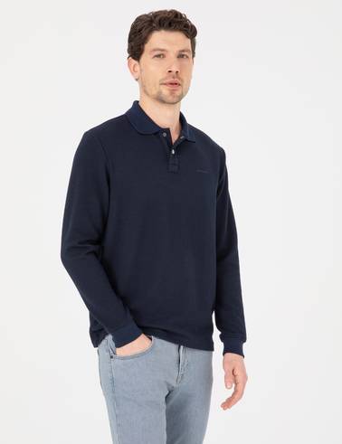 Lacivert Regular Fit Sweatshirt