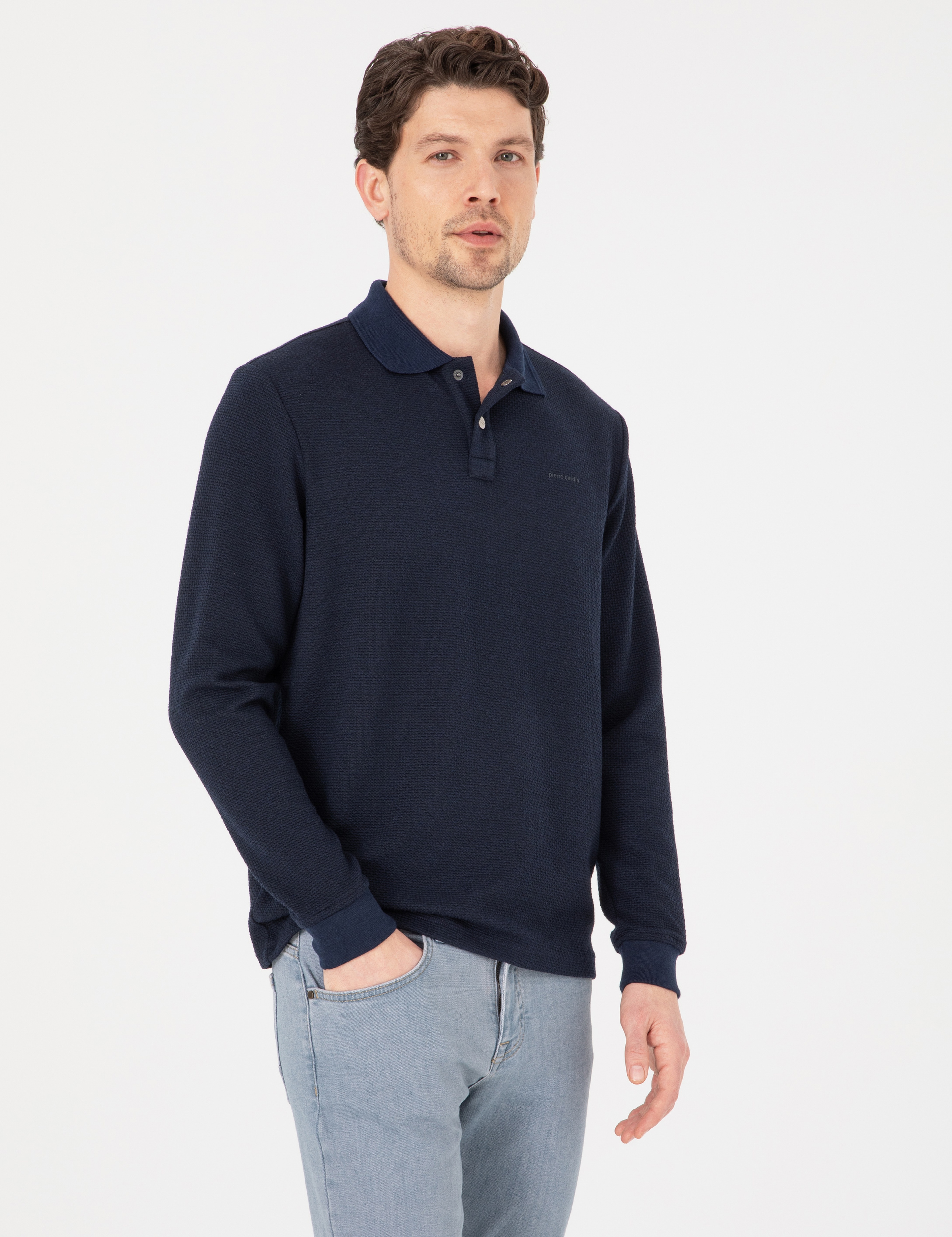 Lacivert Regular Fit Sweatshirt - Image 3