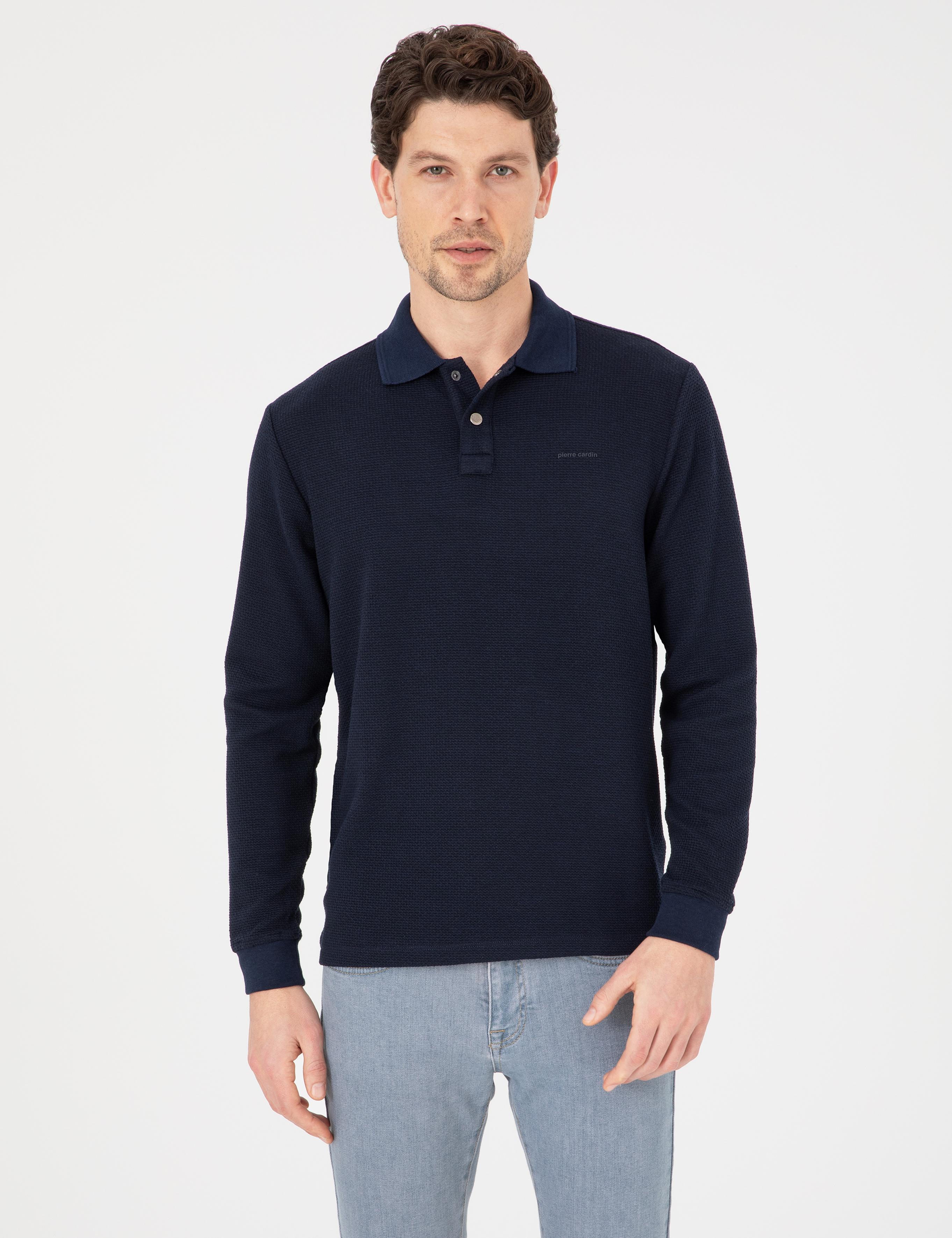 Lacivert Regular Fit Sweatshirt