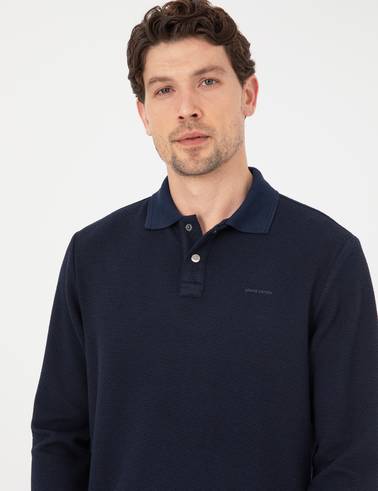 Lacivert Regular Fit Sweatshirt