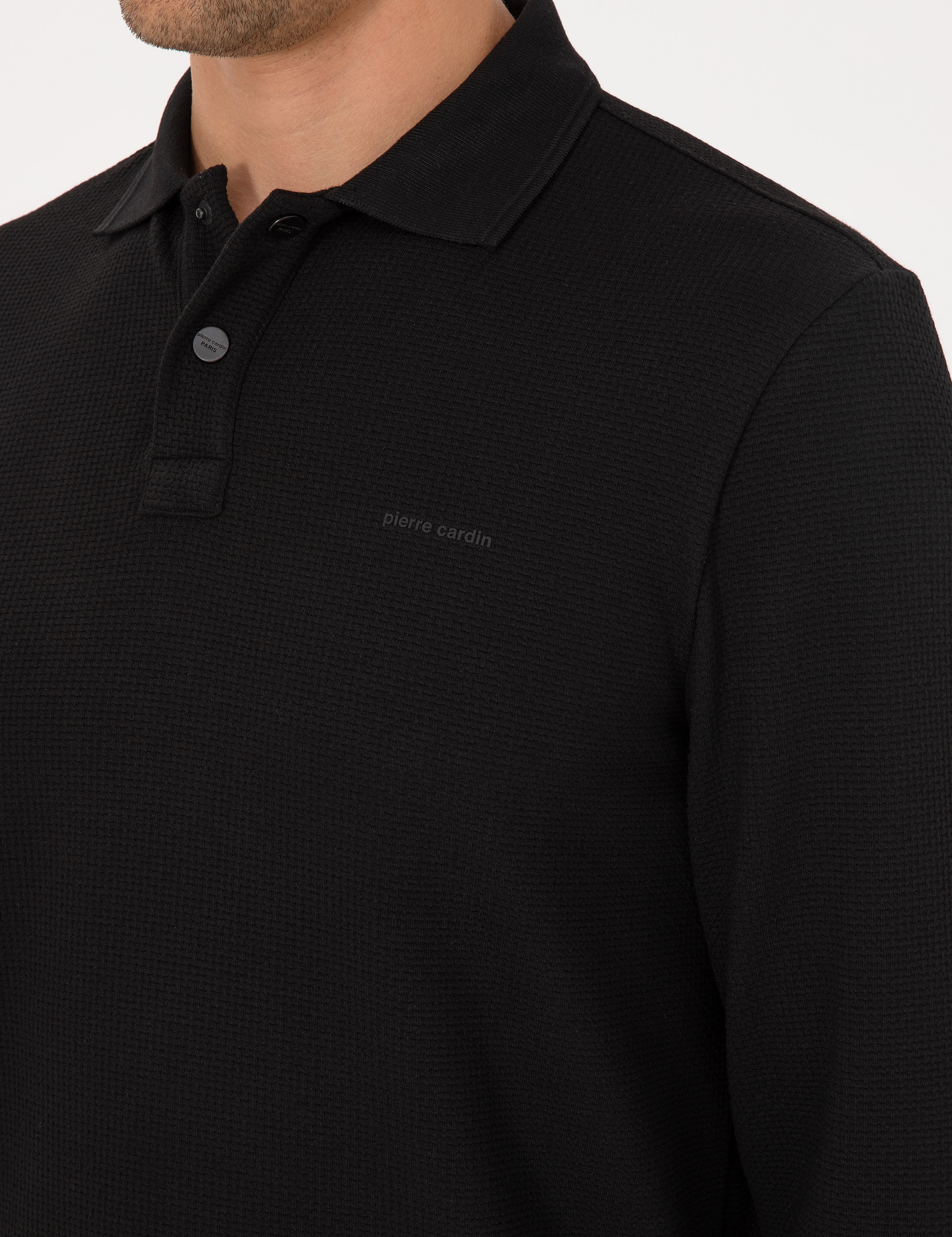 Siyah Regular Fit Sweatshirt - Image 7