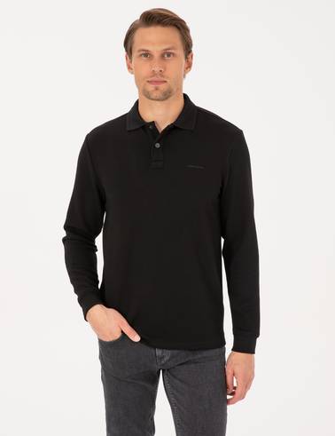 Siyah Regular Fit Sweatshirt