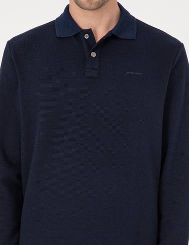 Lacivert Regular Fit Sweatshirt