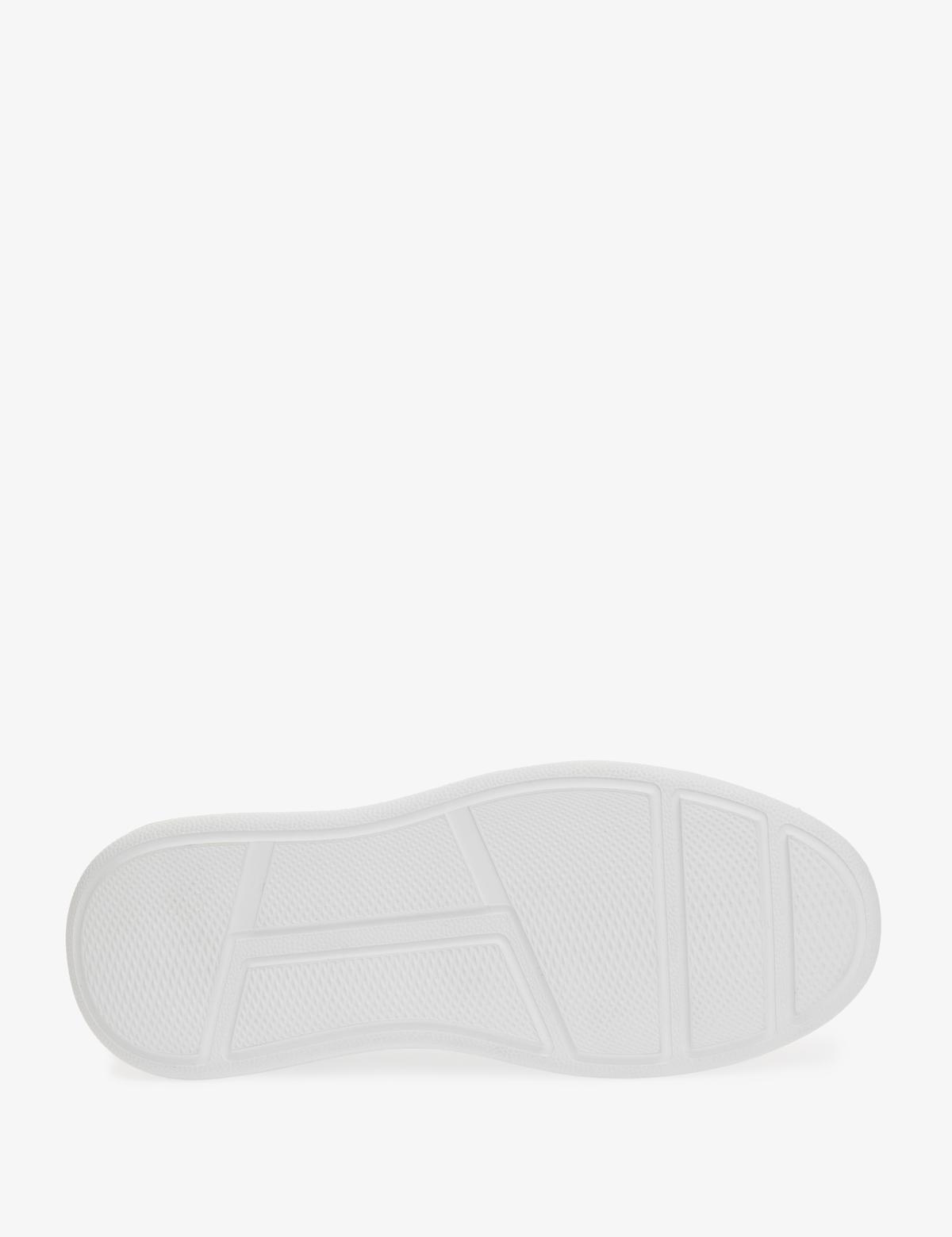 Beyaz Deri Snekaer - 50300070001