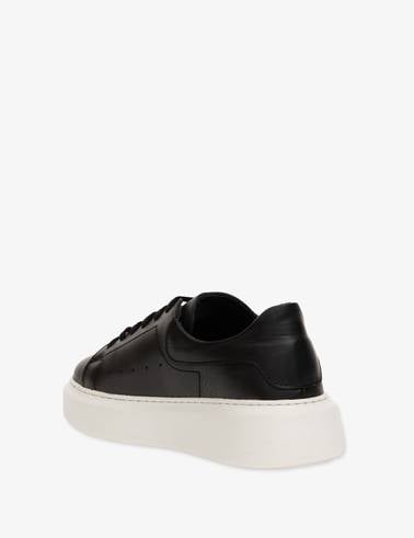 Siyah Deri Sneaker