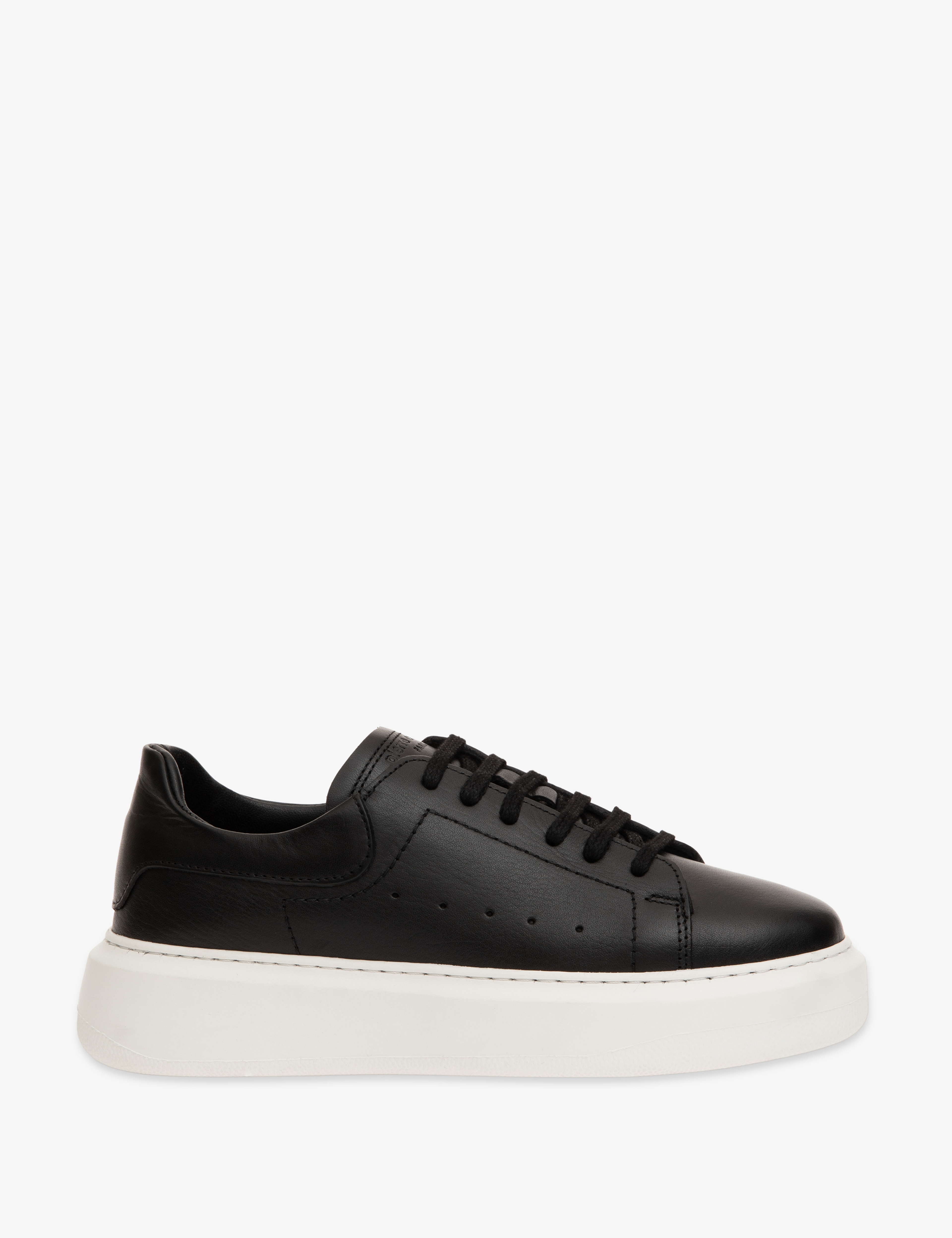 Siyah Deri Sneaker