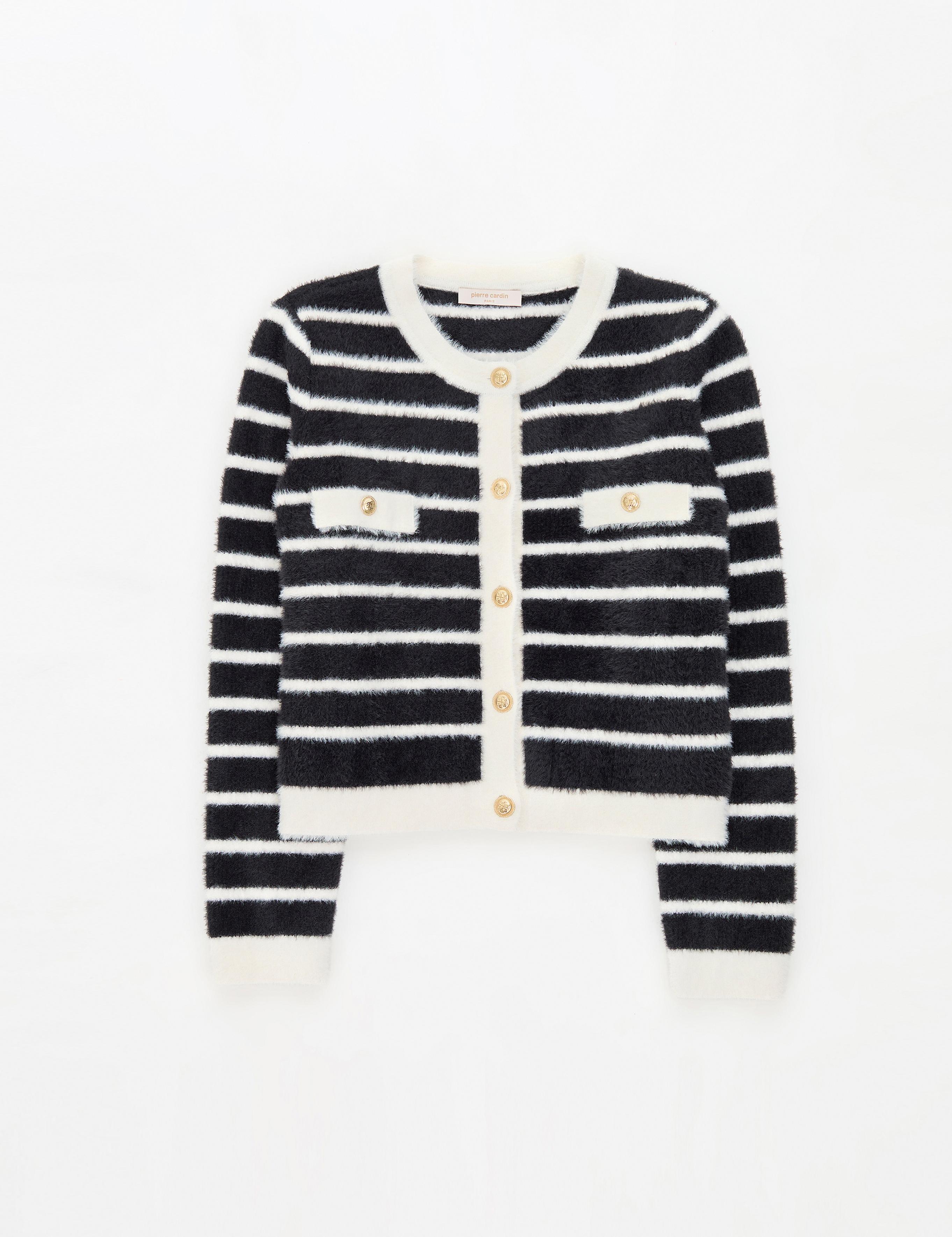 Siyah Crop Top Triko Hırka