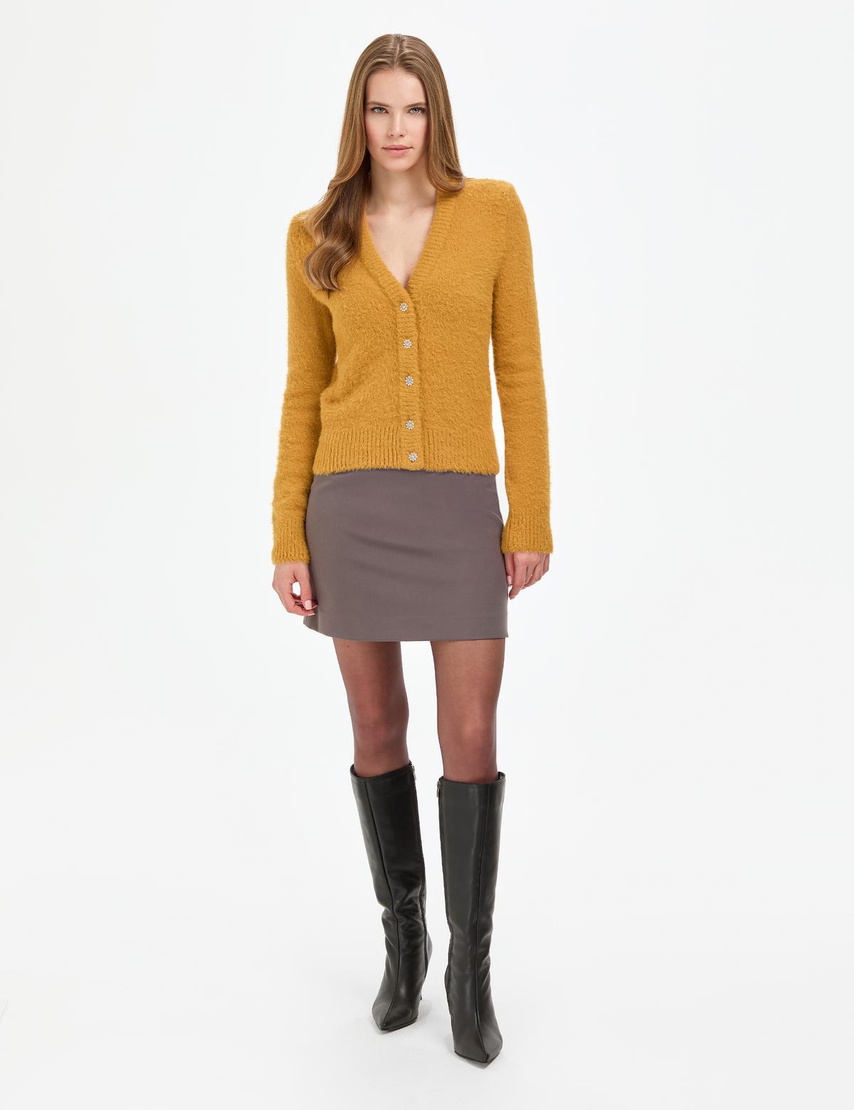 Safran Regular Fit Triko Hırka - 50290576013