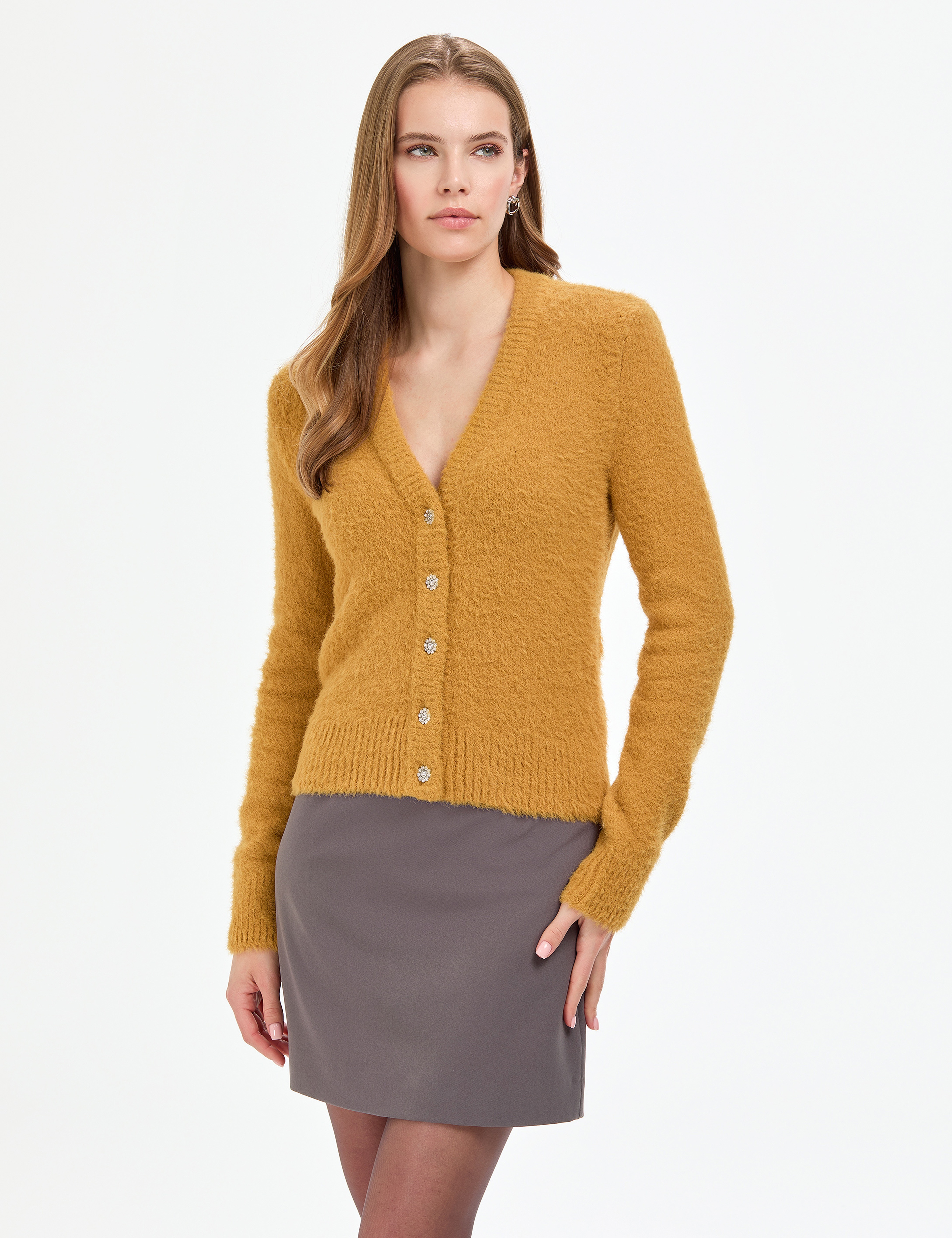 Safran Regular Fit Triko Hırka - Image 3