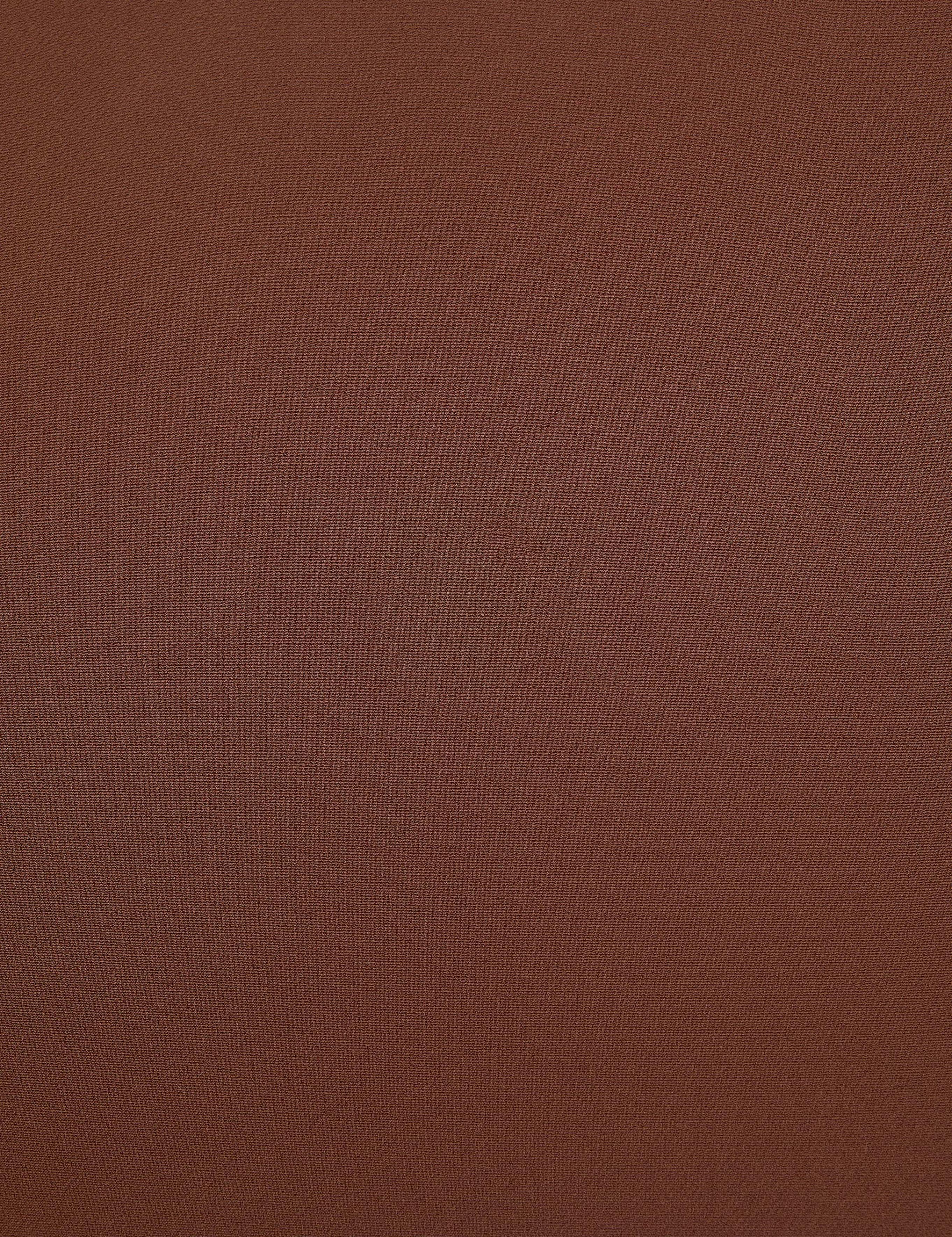 Koyu Kahverengi Dokuma Etek