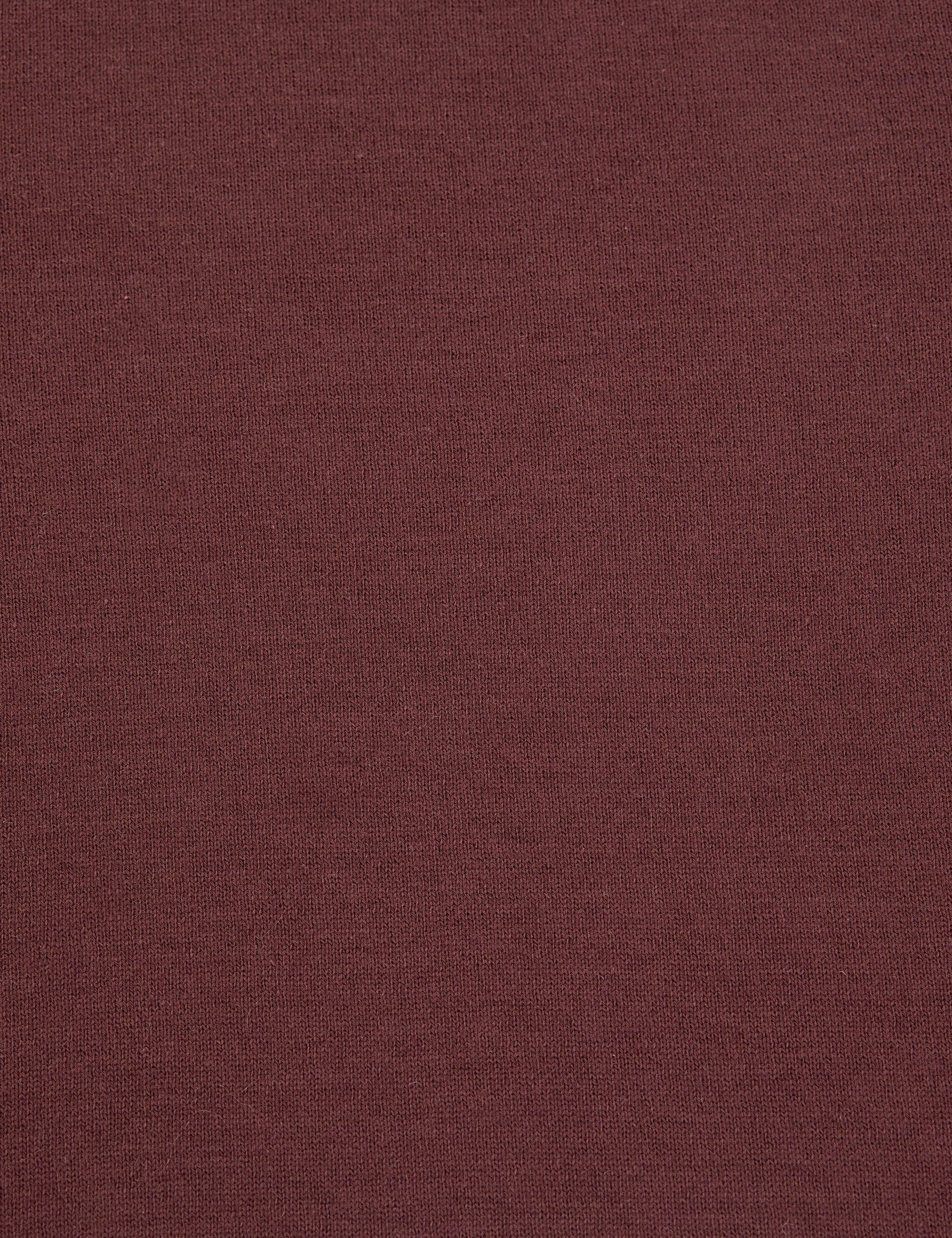 Kahverengi Slim Fit Bisiklet Yaka Basic Kazak