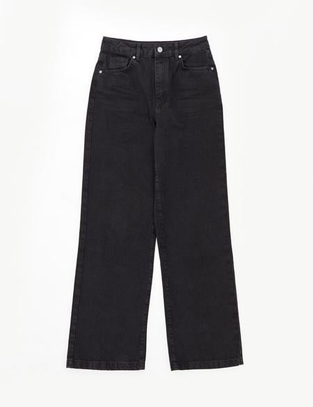 Siyah Loose Fit Jean Pantolon - 50318043010