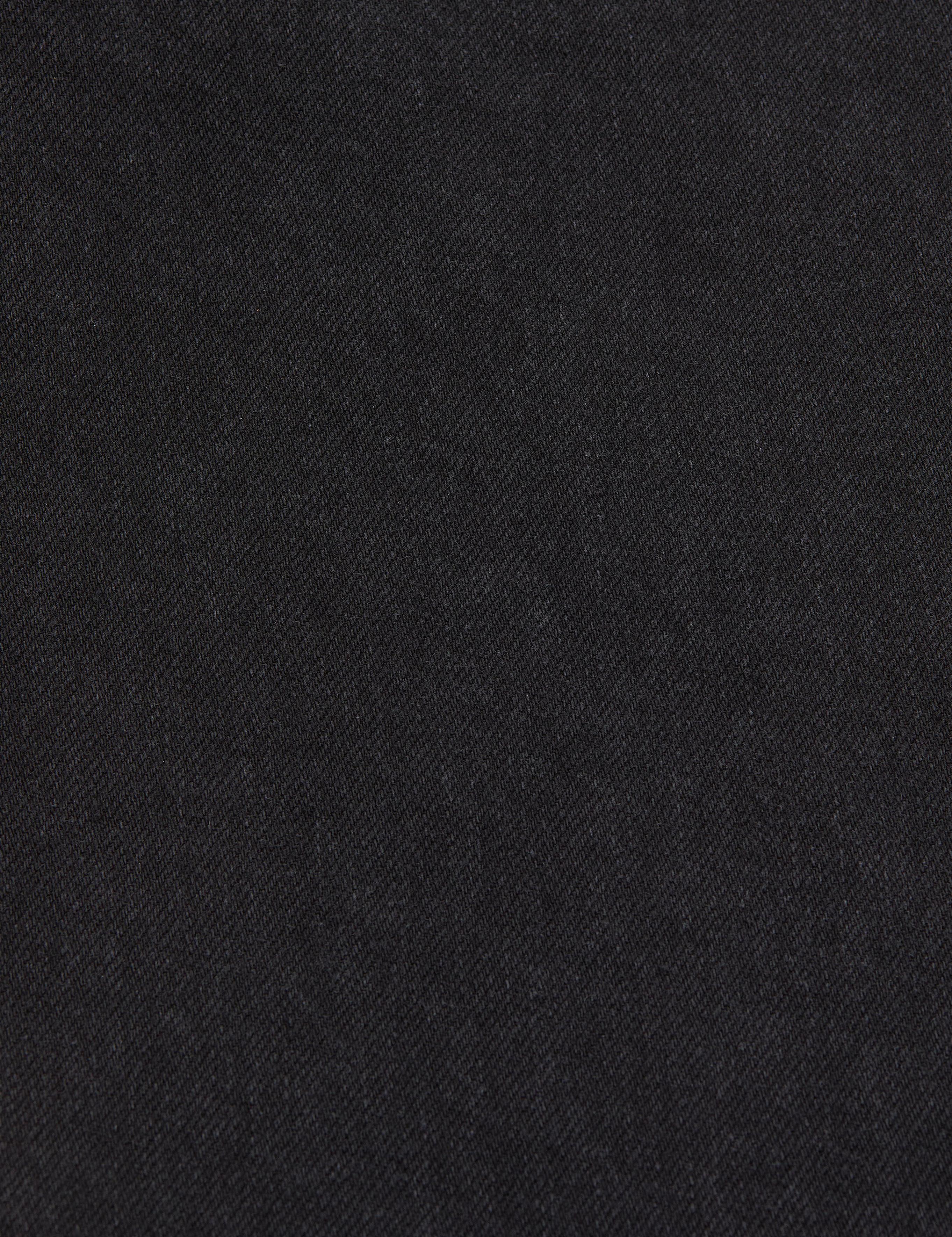 Siyah Loose Fit Jean Pantolon