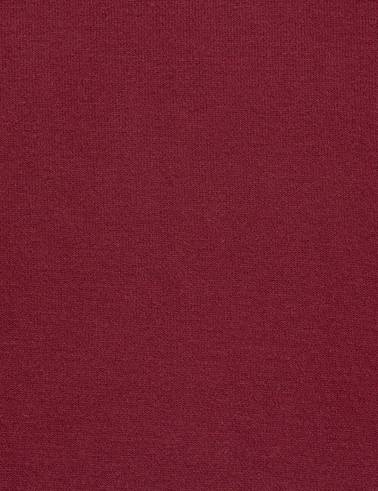 Vişne Slim Fit Çizgi Detaylı Basic Kazak