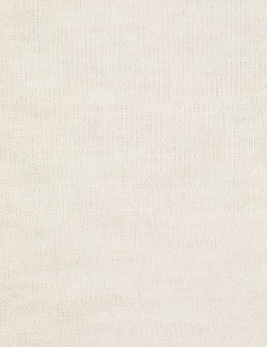 Ekru Comfort Fit Yarım Balıkçı Kazak