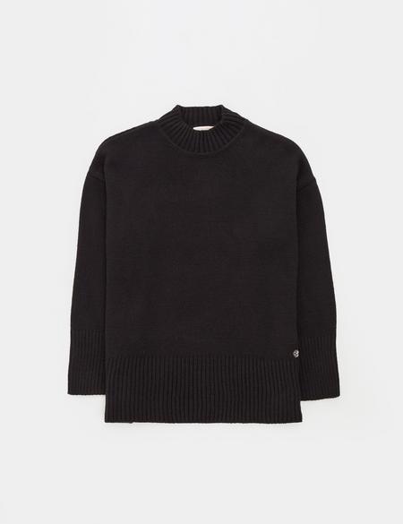 Siyah Comfort Fit Yarım Balıkçı Kazak - 50310958029