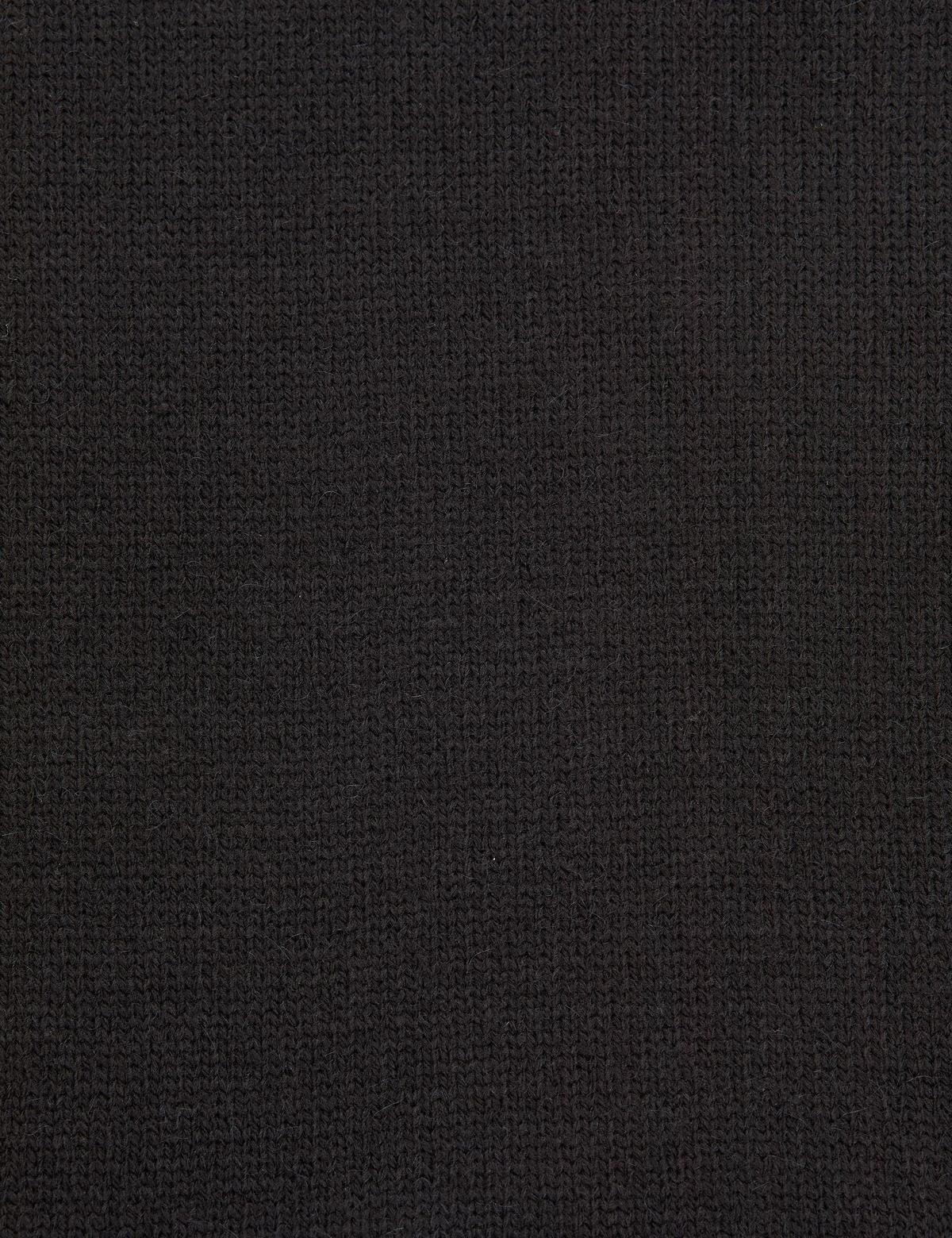 Siyah Comfort Fit Yarım Balıkçı Kazak - 50310958029